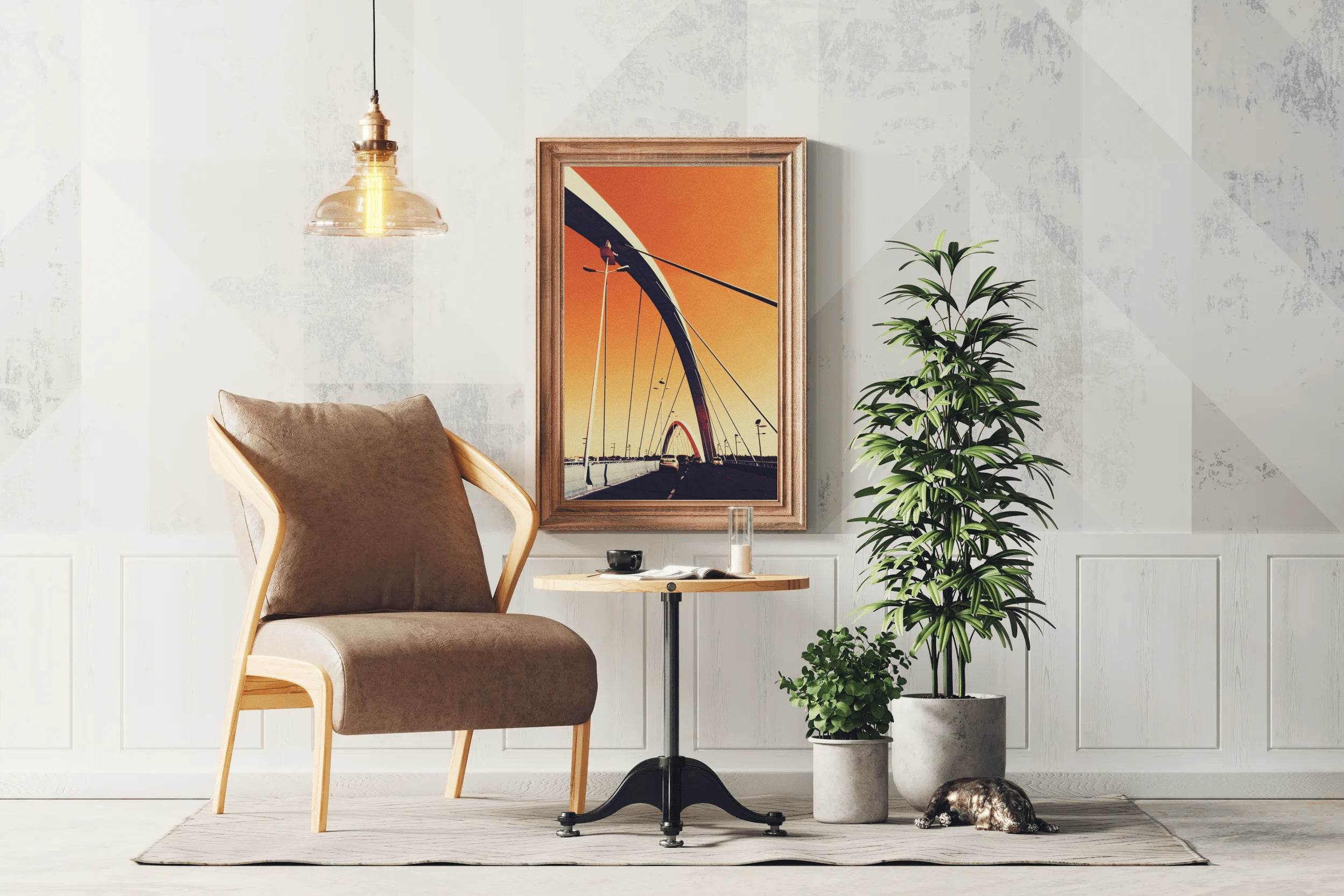 Sunset at the Bridge Wall Art - beink online art store