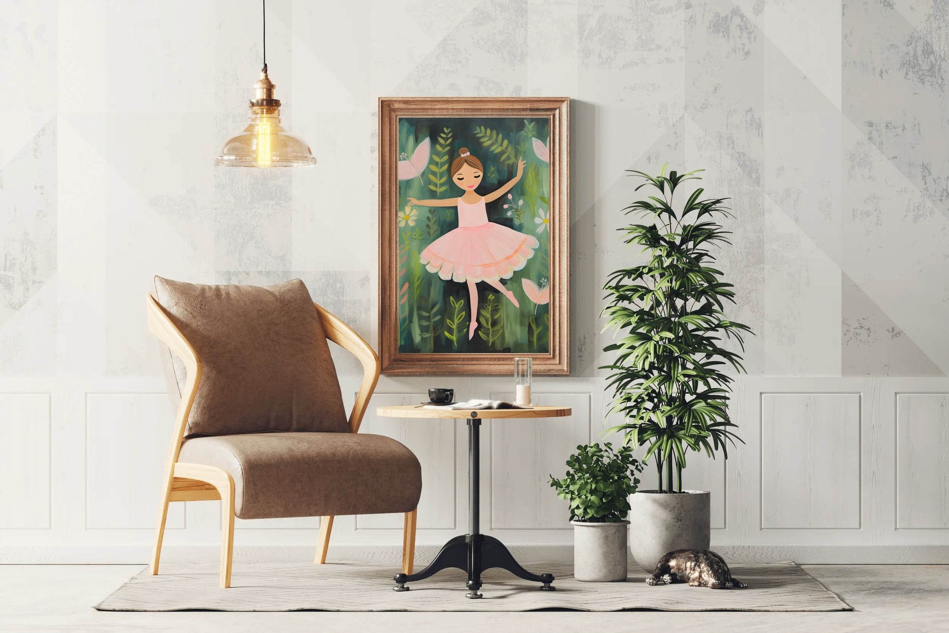 Ballerina Girl Art Print - beink online art store