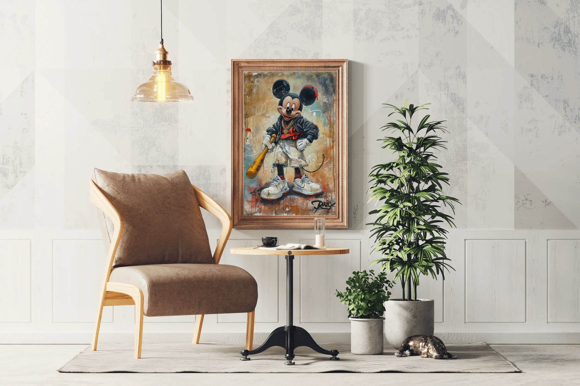 Mickey's Gangsta Style Wall Art - beink online art store