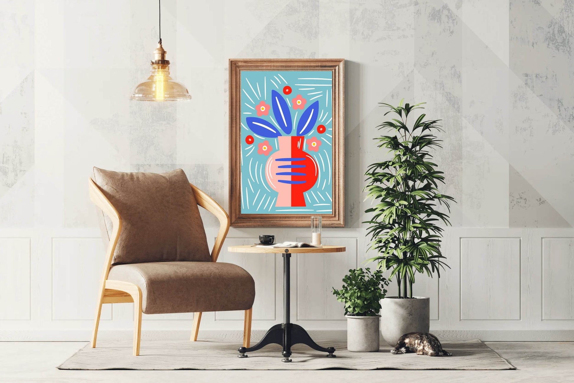 Painting a Long Vase Art - beink online art store