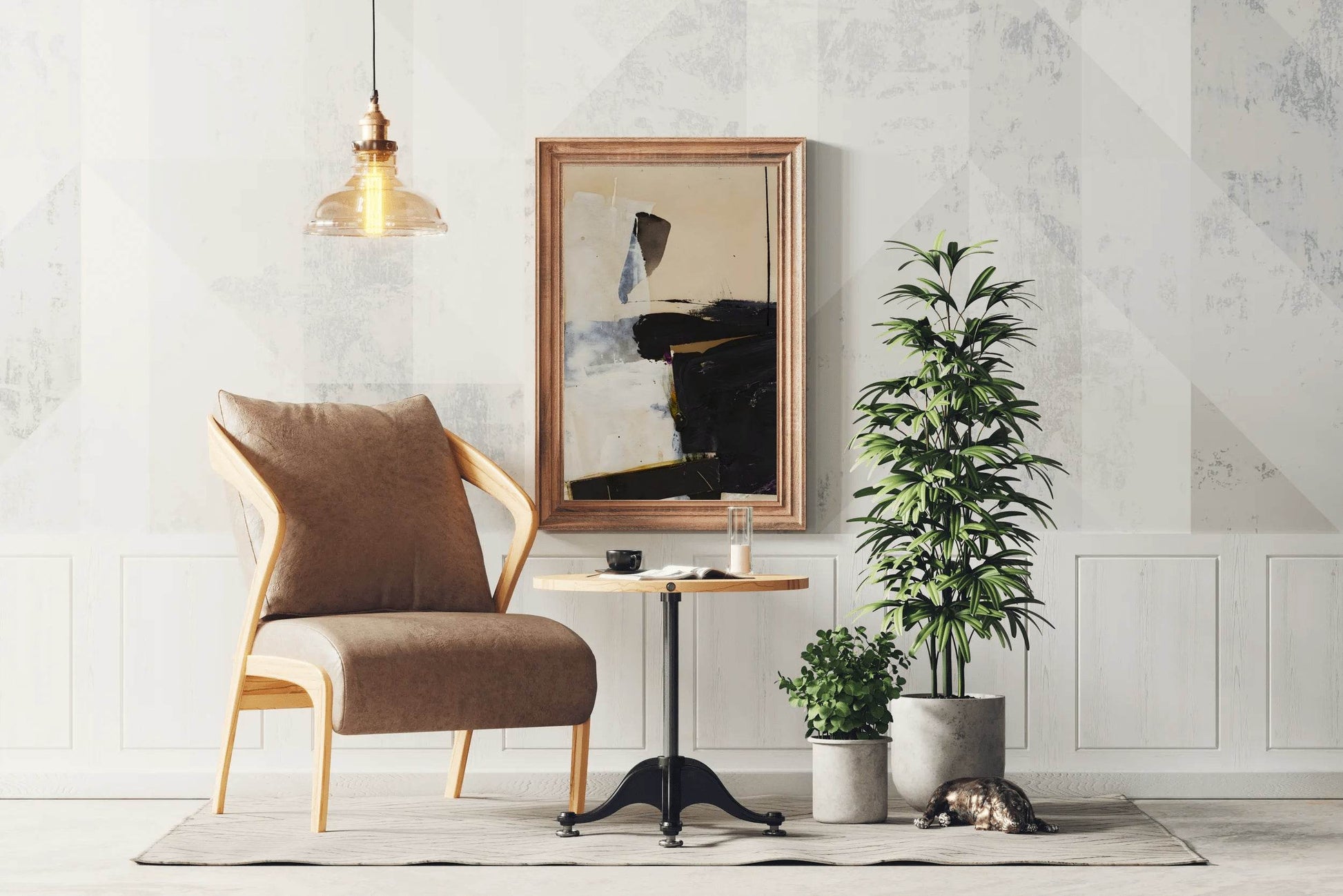 Monochromatic Composition Wall Art - beink online art store