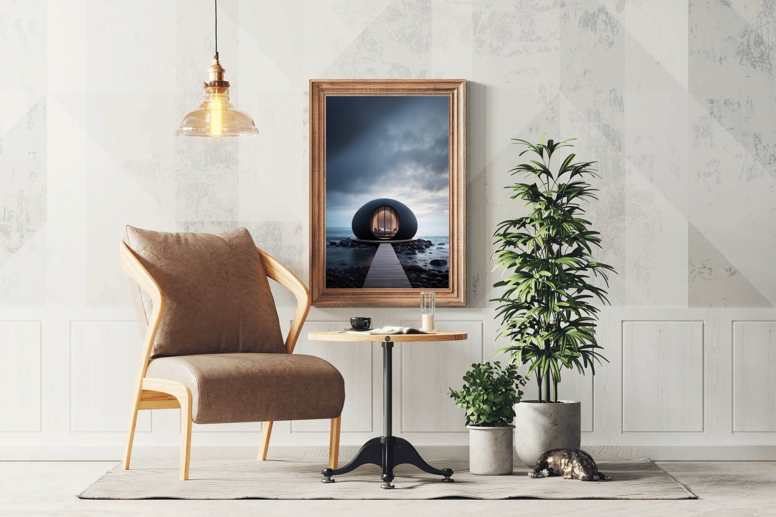 Luxury Beach Cottage Wall Art - beink online art store