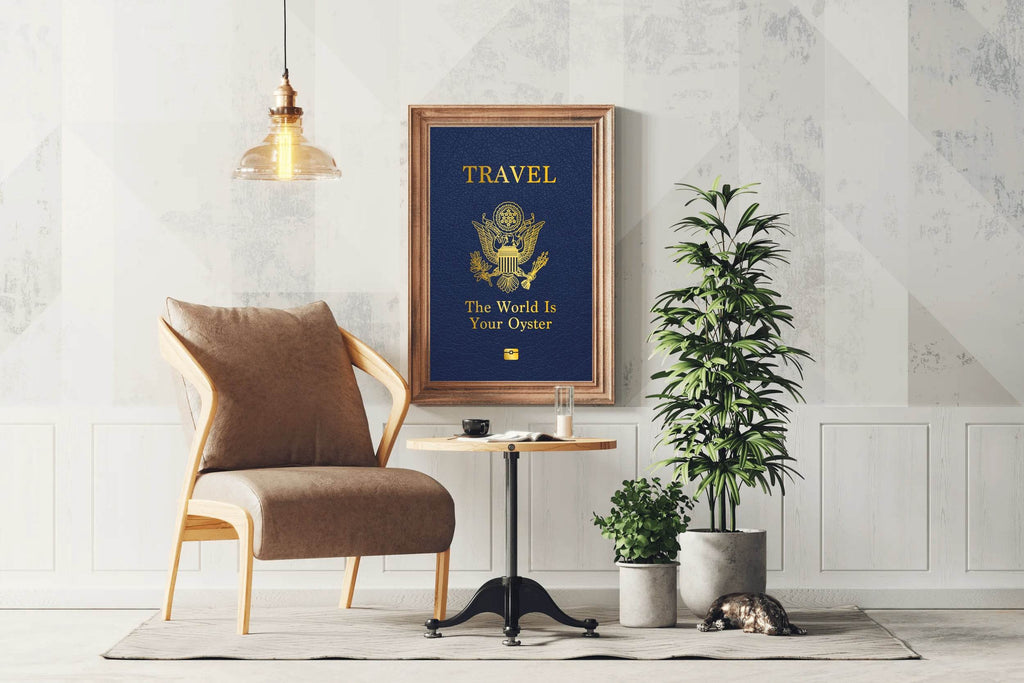 Travel Passport Wall Art - beink online art store