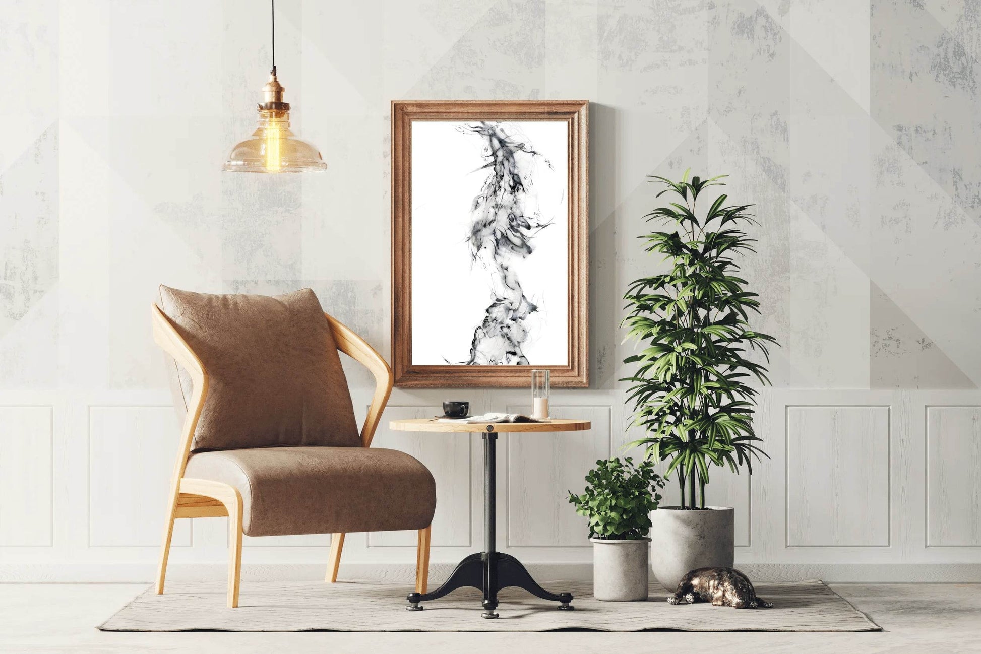 Smoke Transparent Background Wall Art - beink online art store