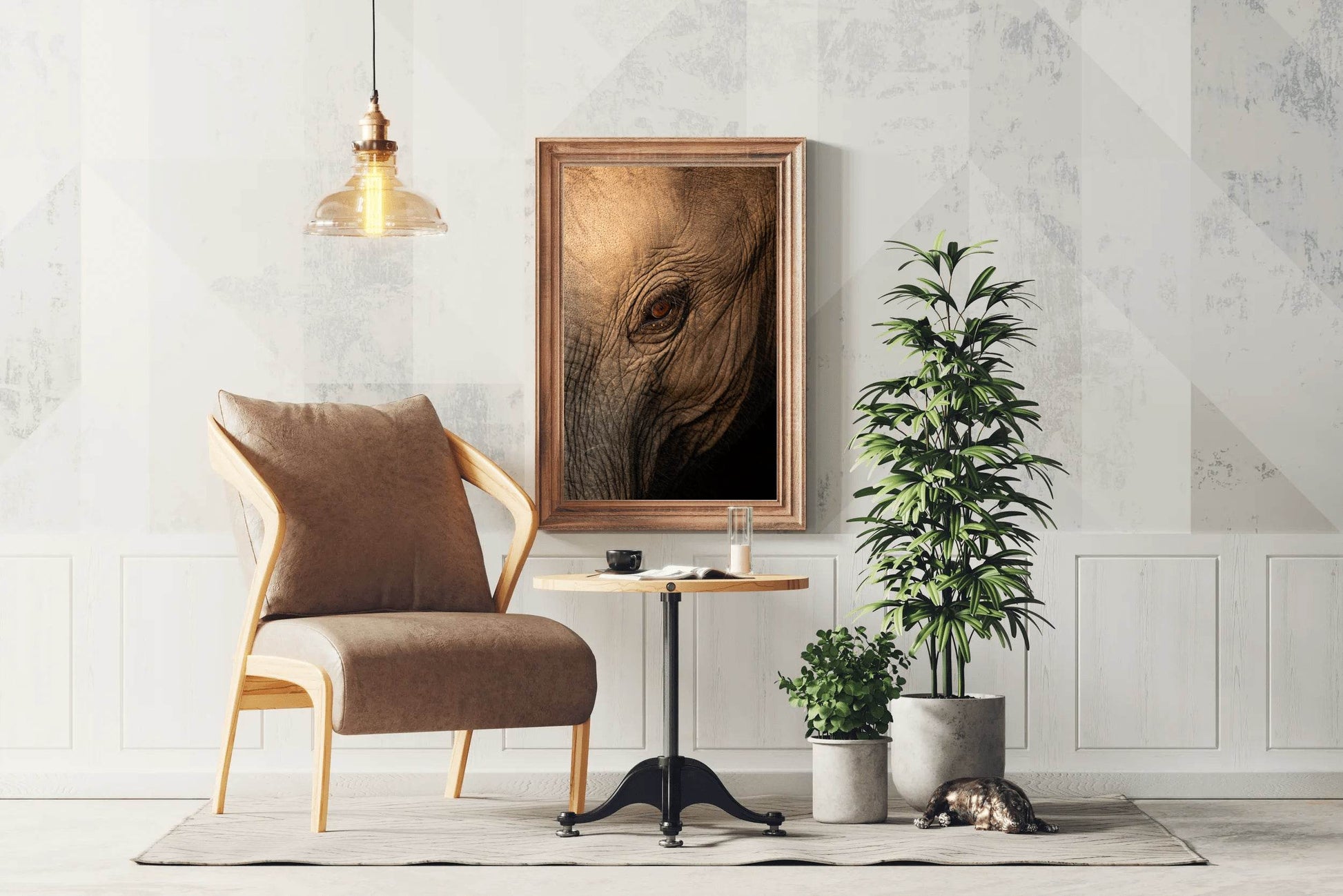 Eye of a Giant Elephant Wall Art - beink online art store
