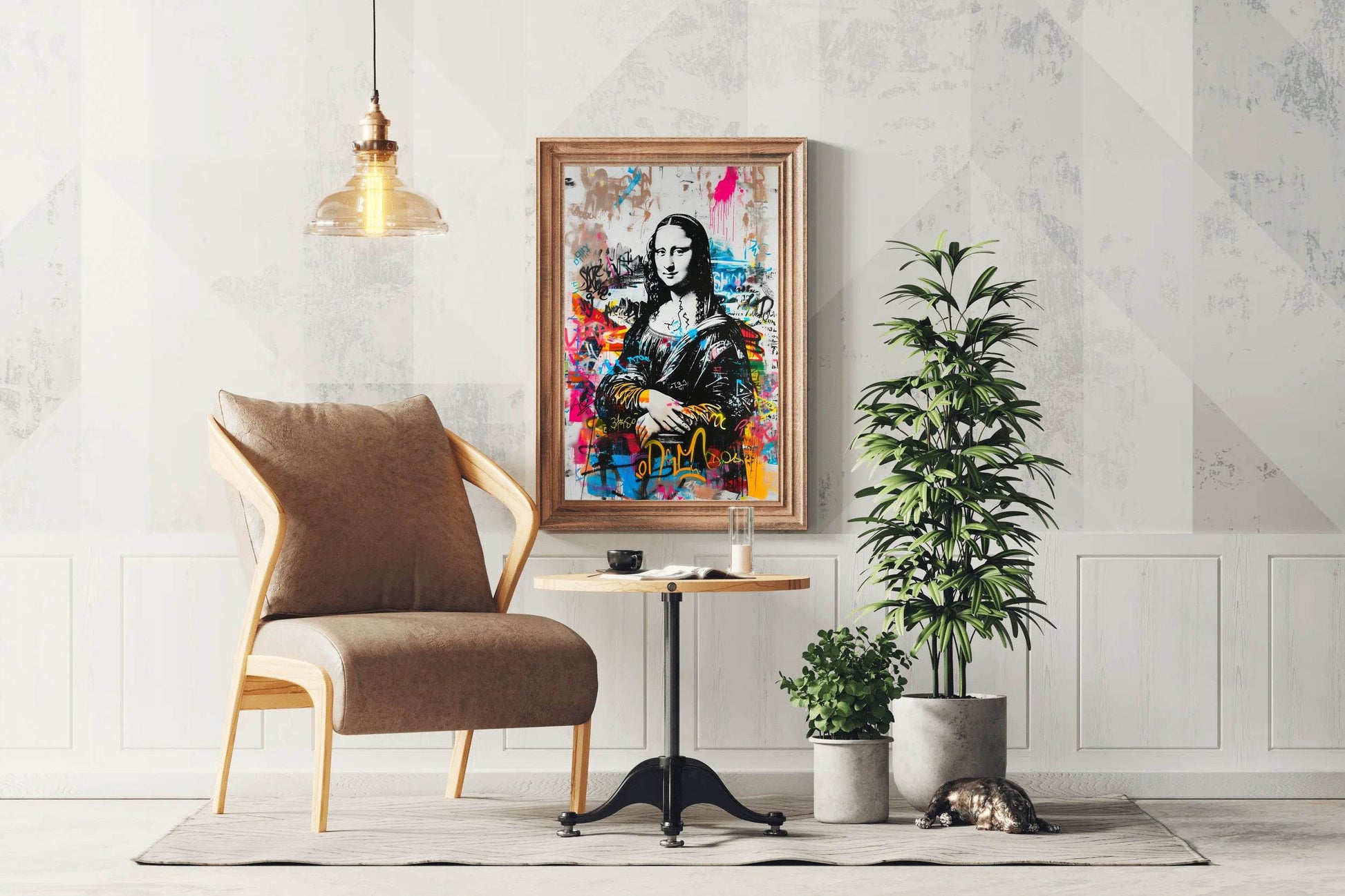 Mona Lisa Graffiti Wall Art - beink online art store