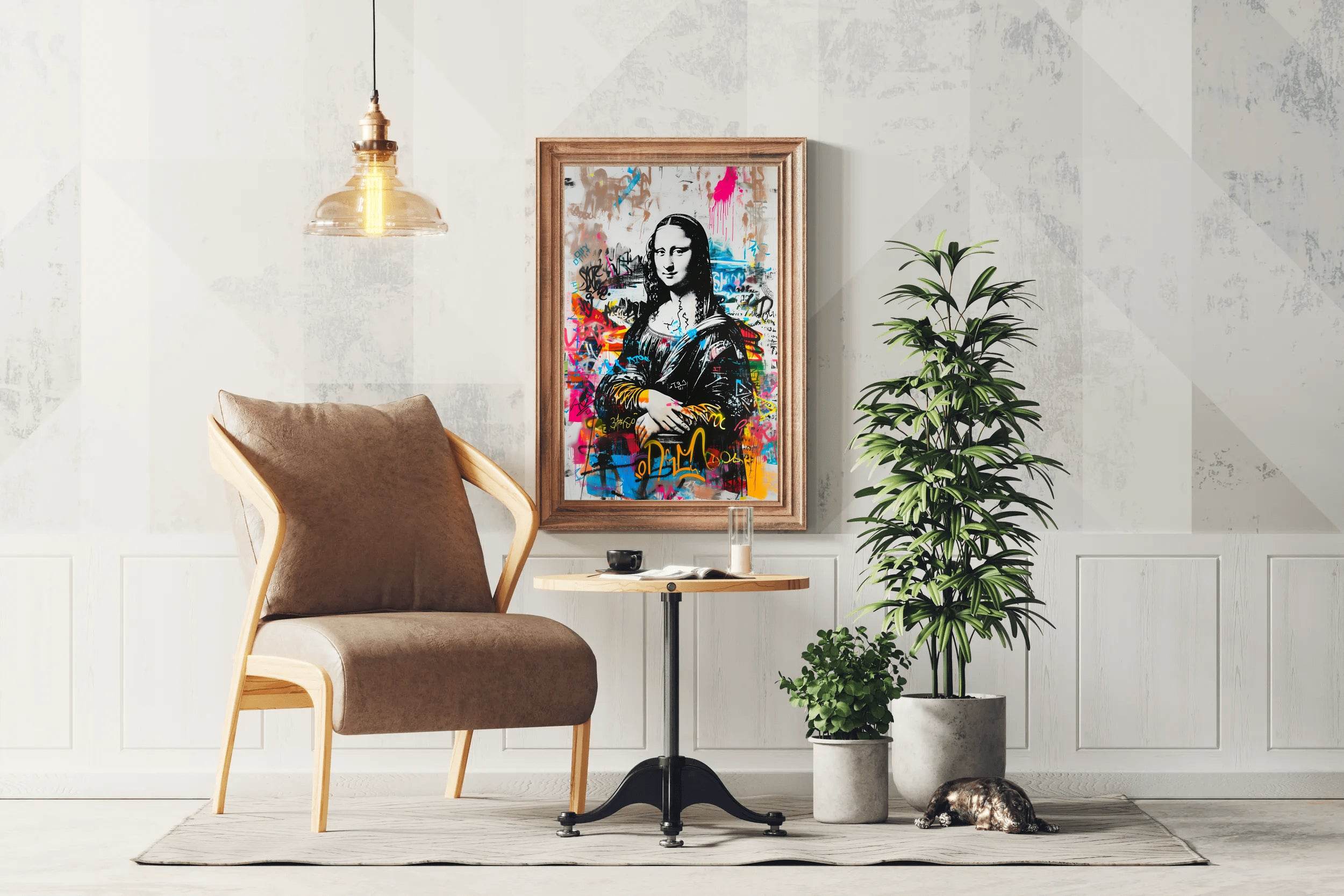 Mona Lisa Graffiti Wall Art - beink online art store