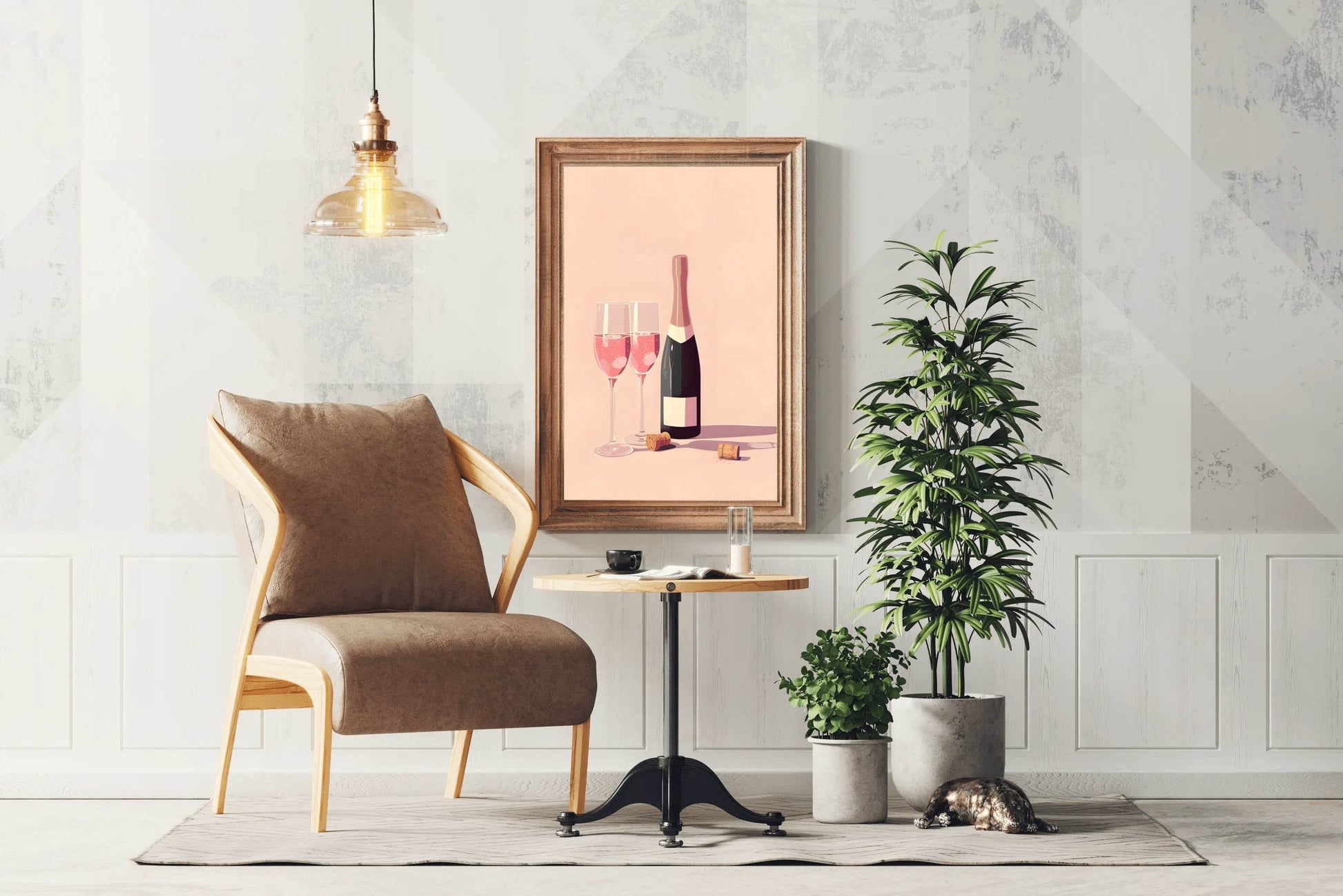Wine Bottle Wall Art - beink online art store