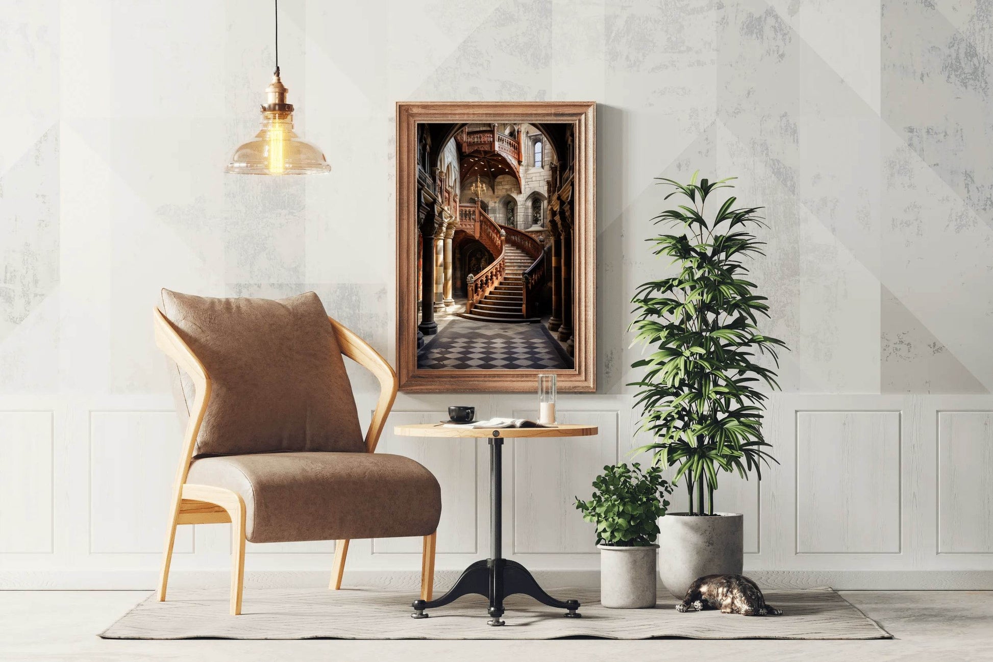 Luxury staircase Wall Art - beink online art store