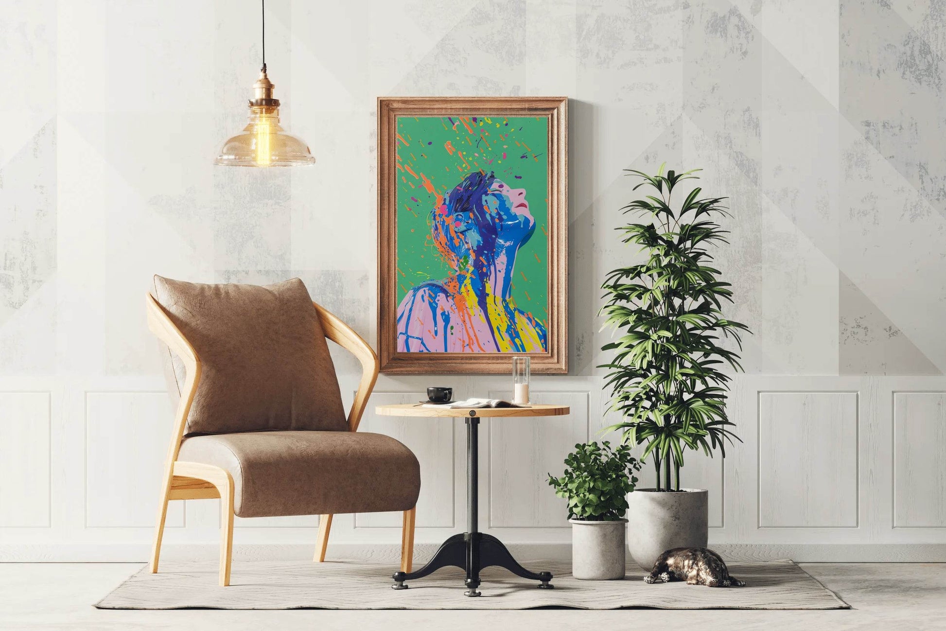 Splashed Dreams Modern Wall Art - beink online art store