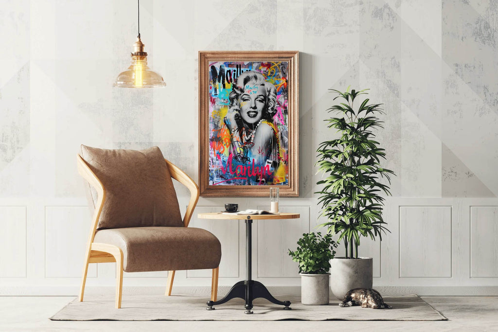 Marilyn Graffiti Wall Art - beink online art store