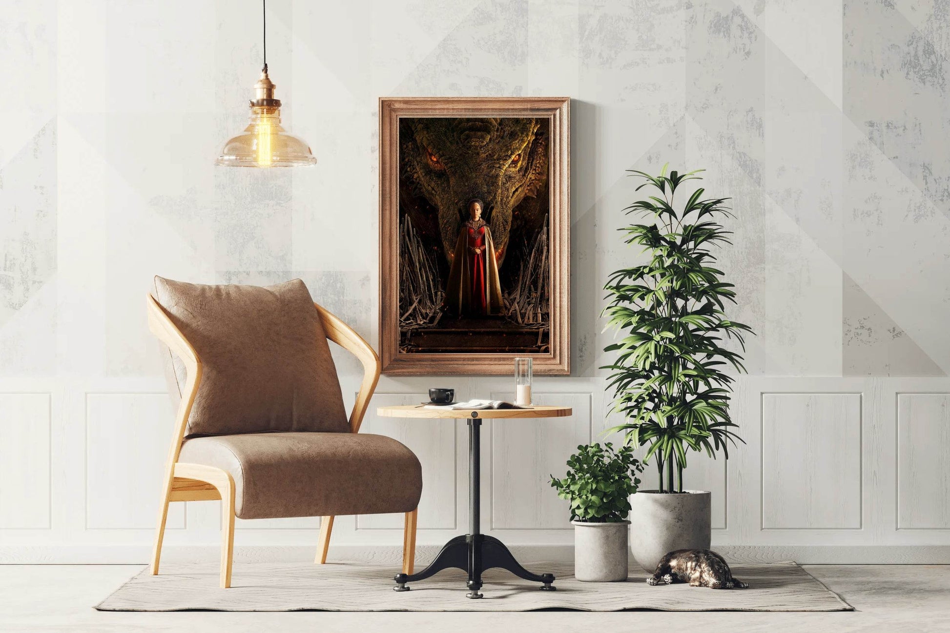 House of the Dragon Rhaenyra Targaryen Wall Art - beink online art store