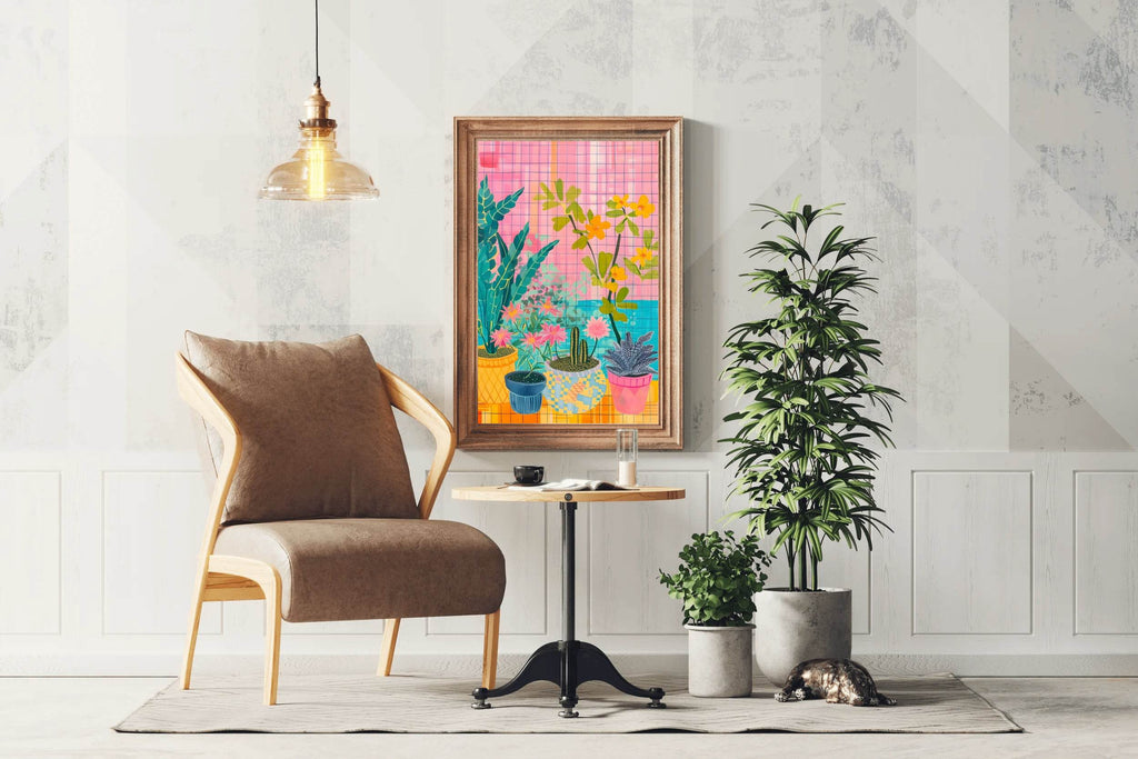 Potted Paradise Digital Art - beink online art store