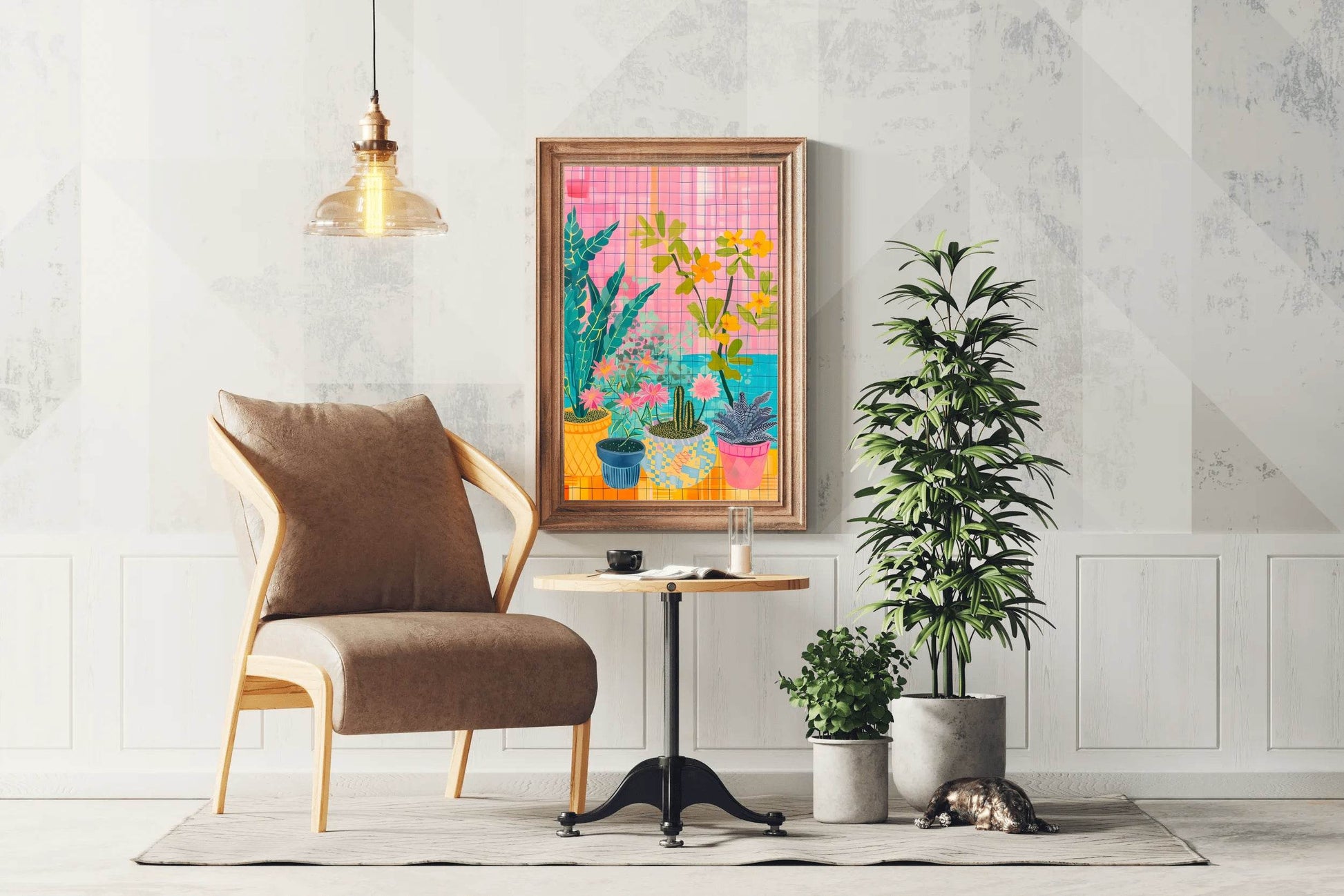 Potted Paradise Digital Art - beink online art store
