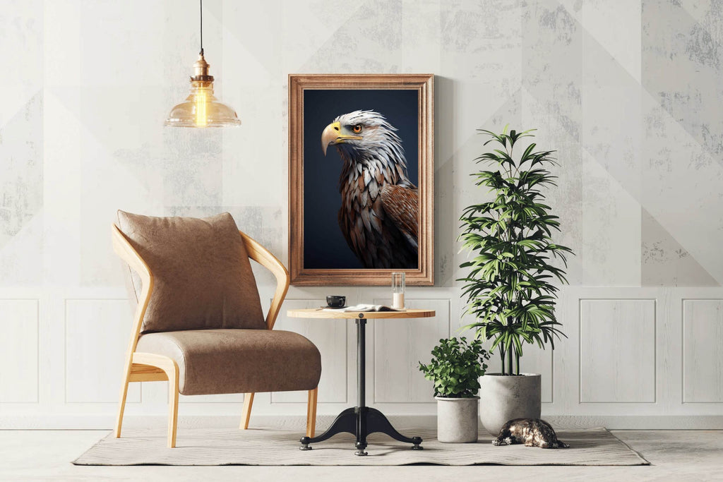 Bald Eagle Bird Wall Art - beink online art store