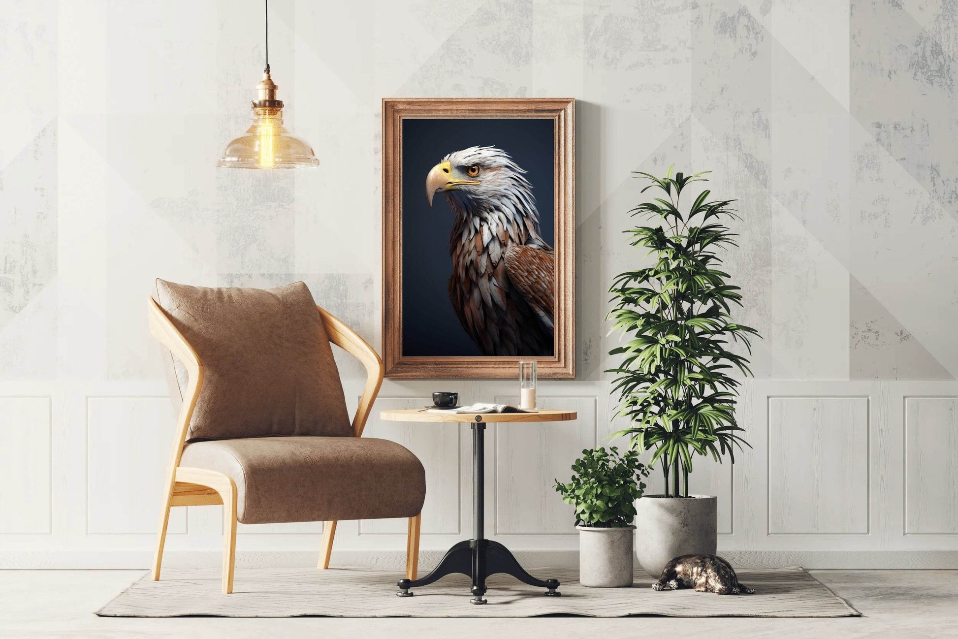 Bald Eagle Bird Wall Art - beink online art store