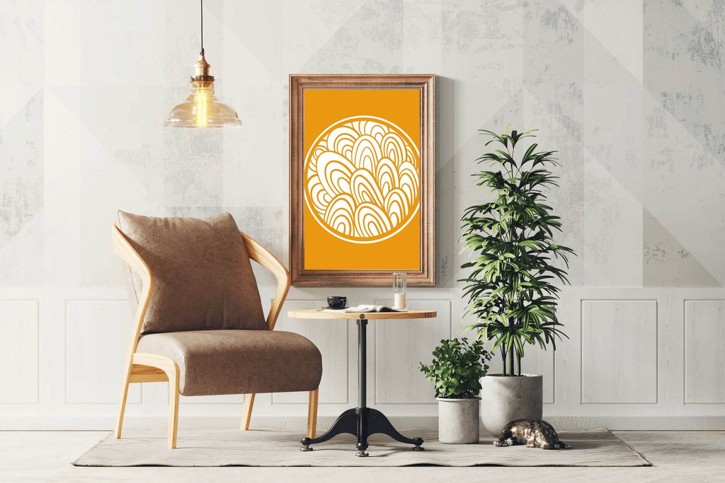 Chinese Round Border Style Wall Art - beink online art store