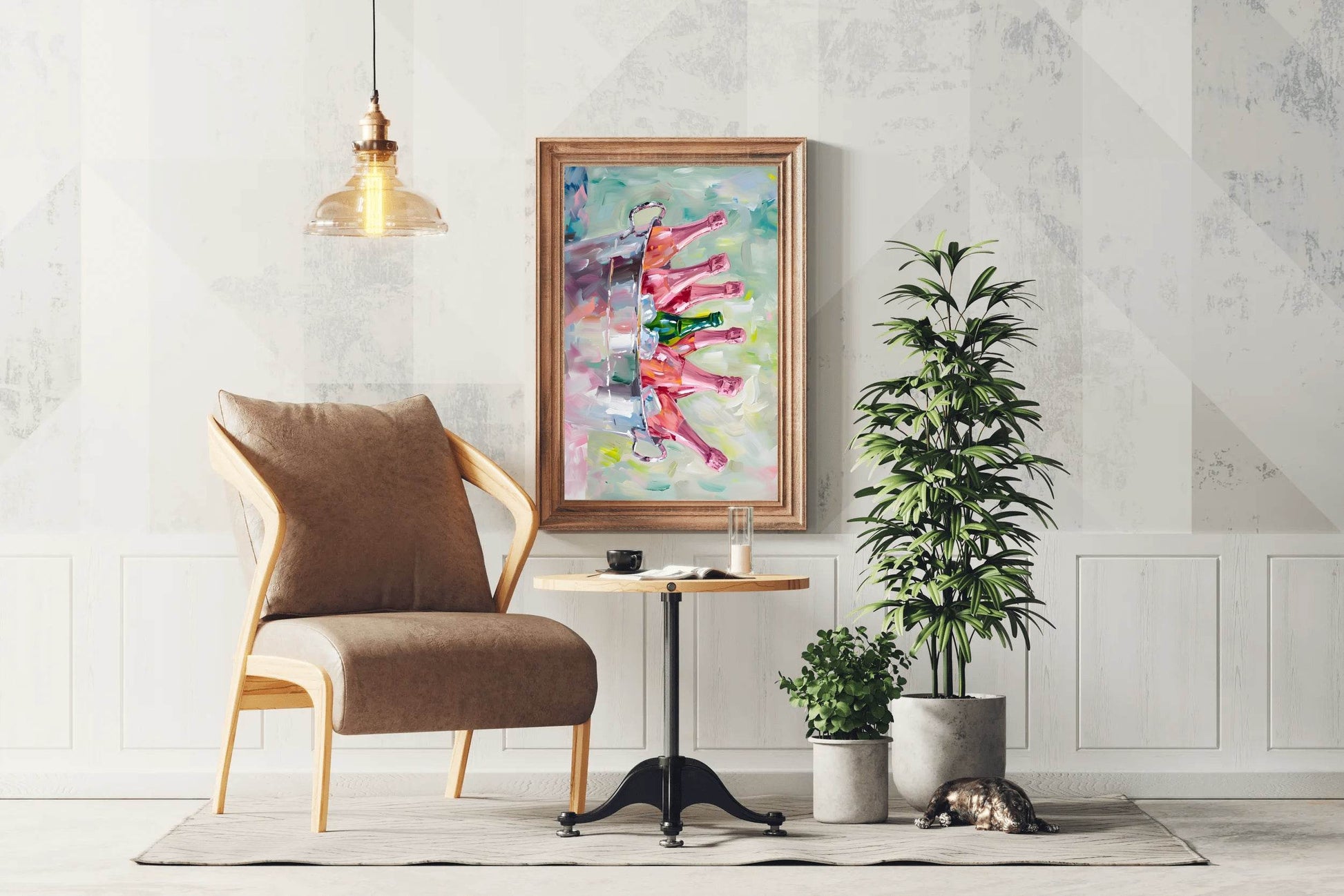 Champagne on Ice Wall Art - beink online art store