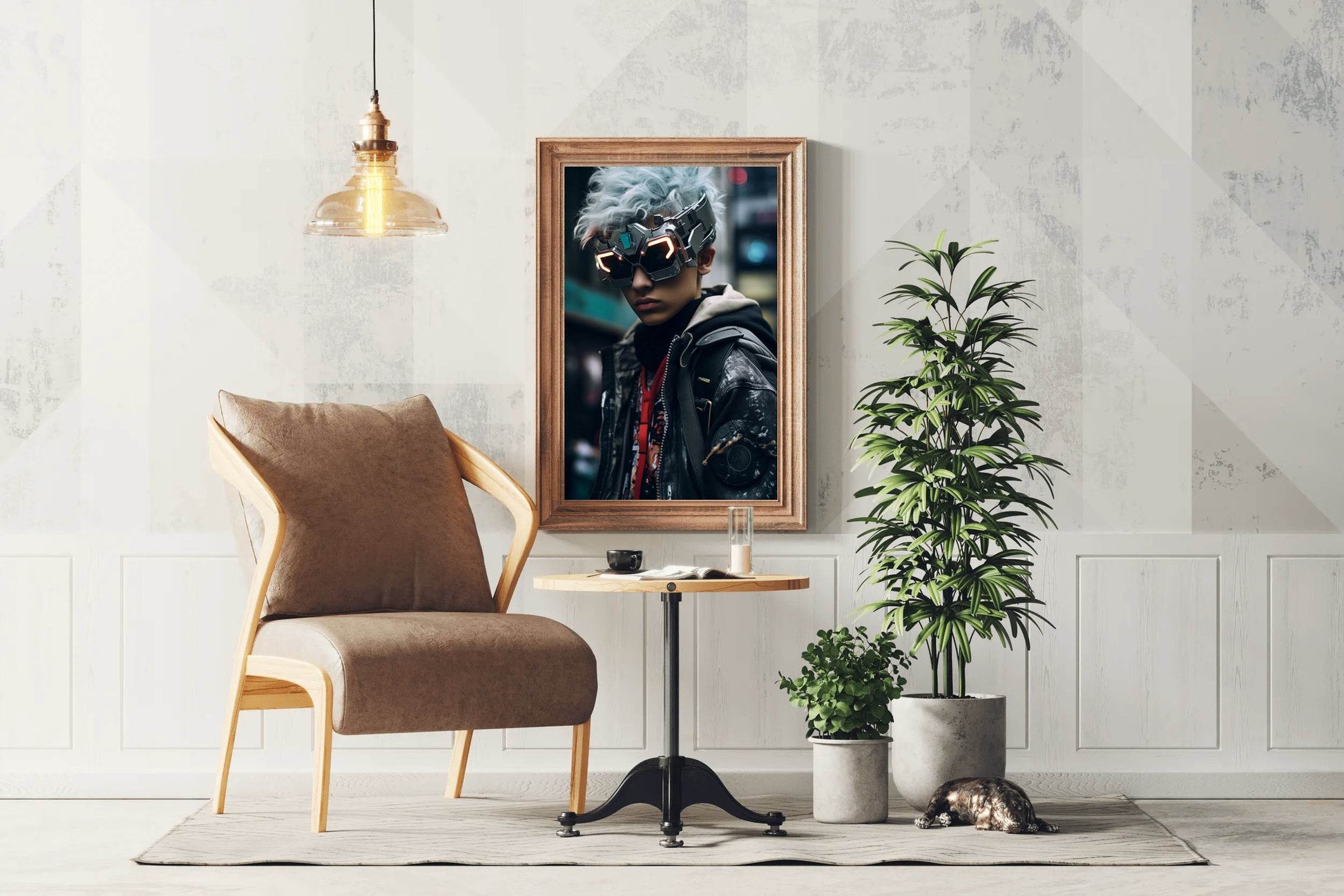 Avatar Boy Cyberpunk Wall Art - beink online art store