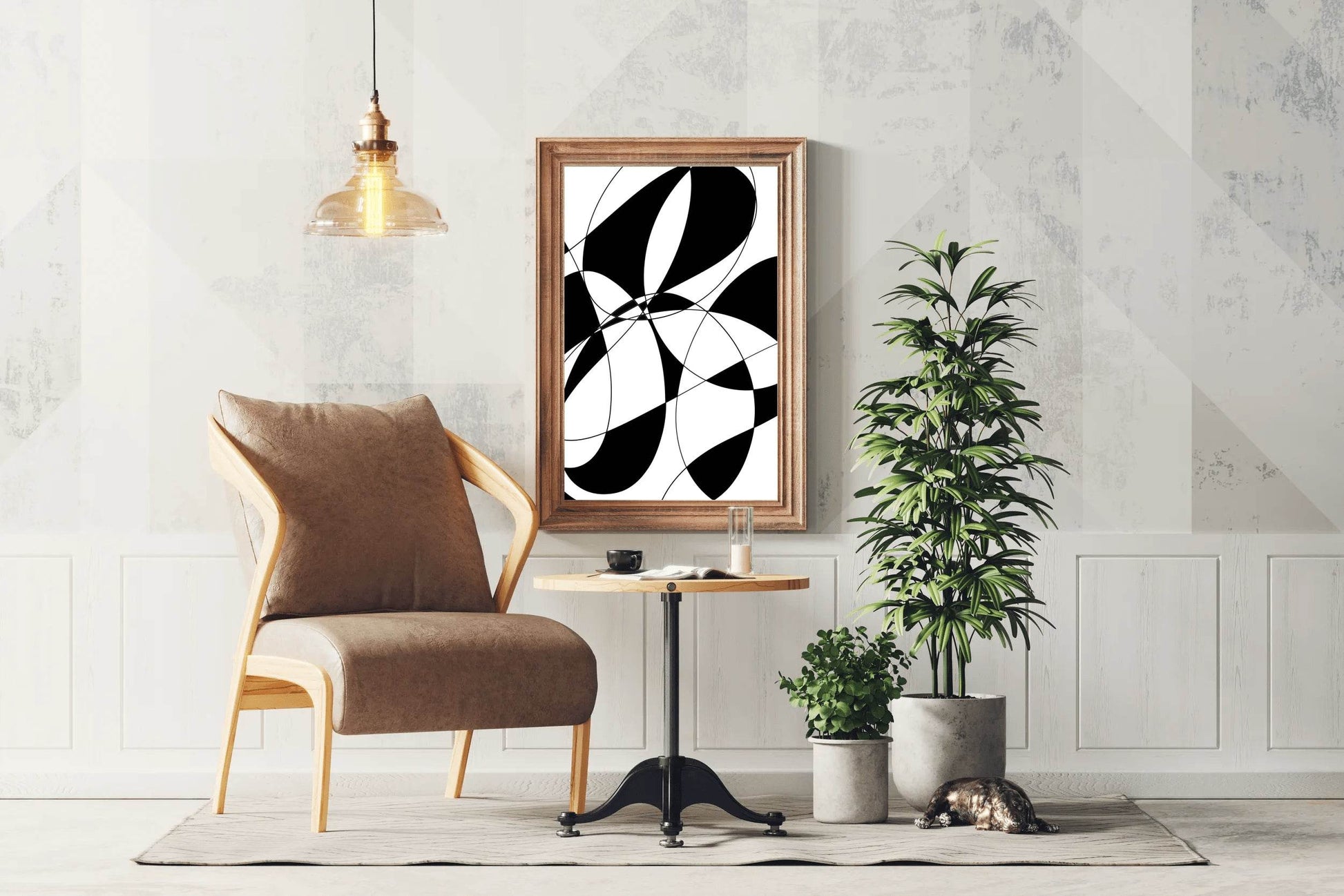 Checkered Pattern Wall Art - beink online art store