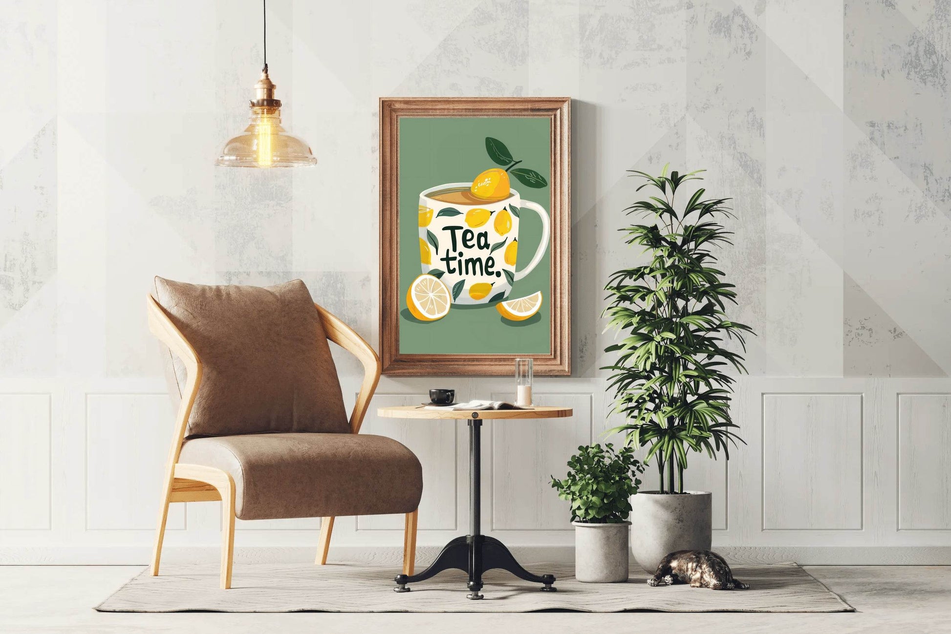 Painting of Tea Cup Wall Art - beink online art store
