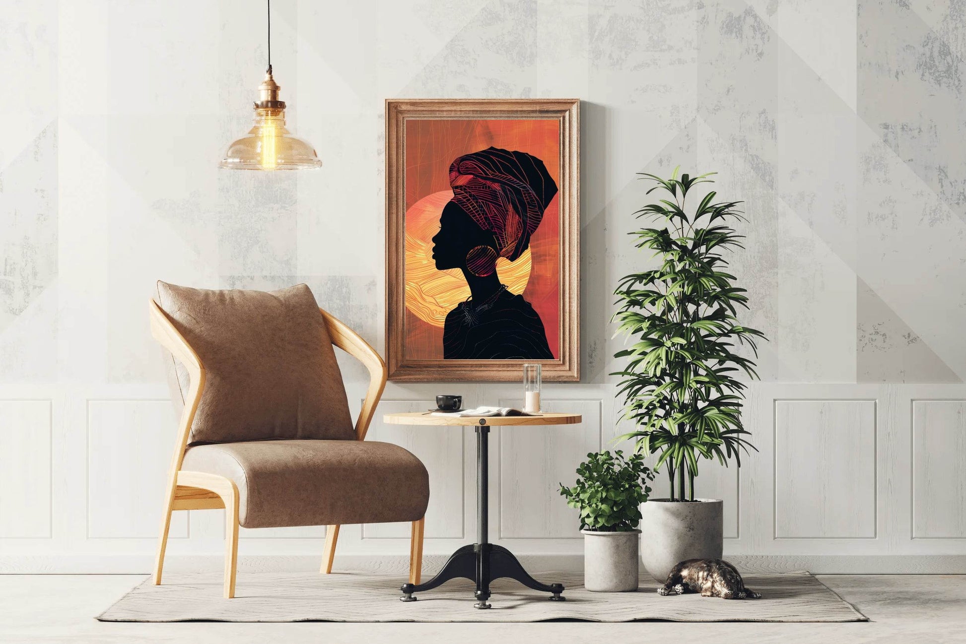 Black Woman Wall Art - beink online art store
