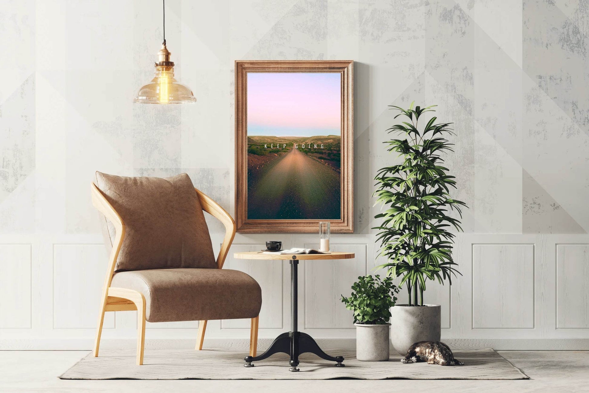 Keep Going Motivational Wall Art - beink online art store