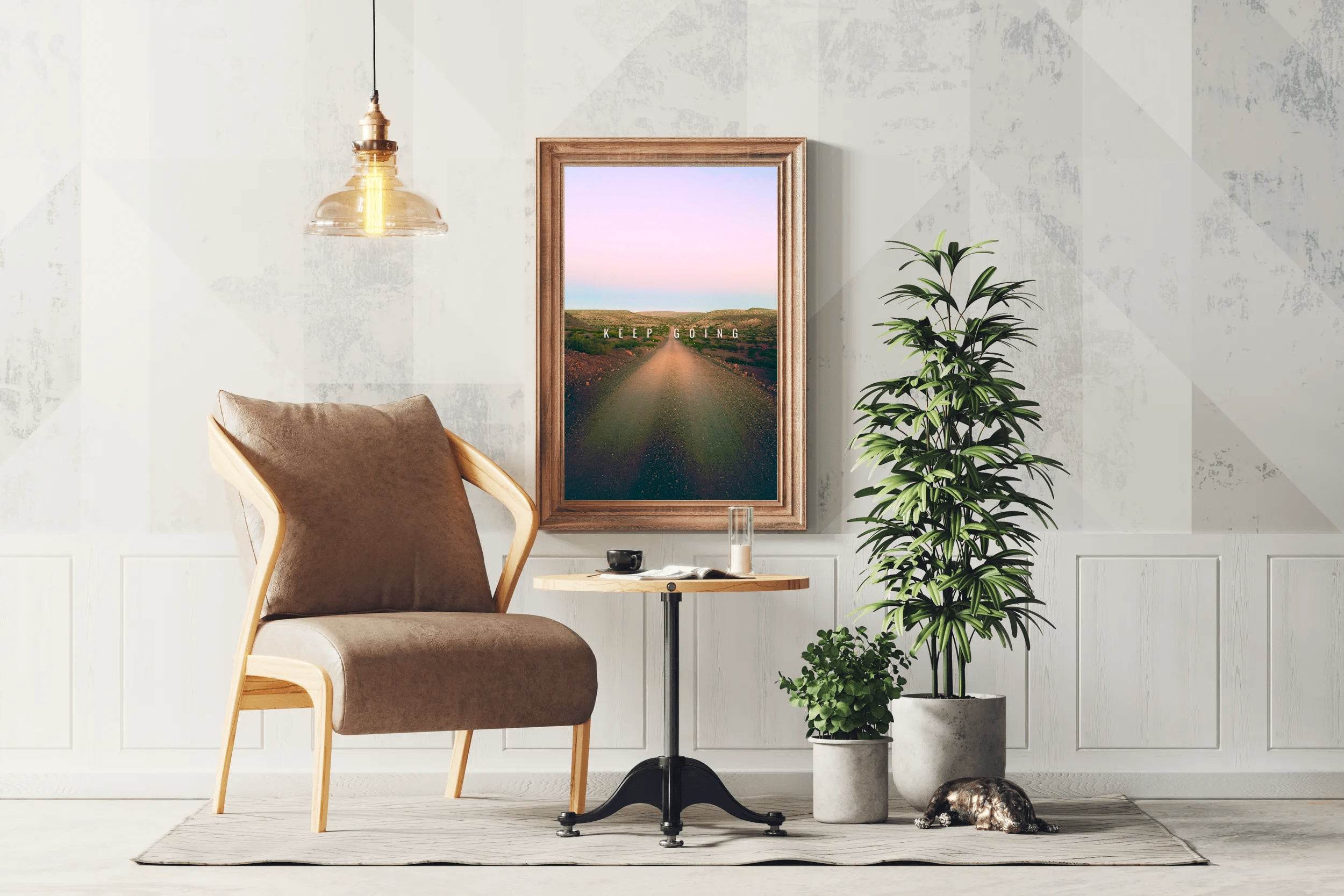 Keep Going Motivational Wall Art - beink online art store