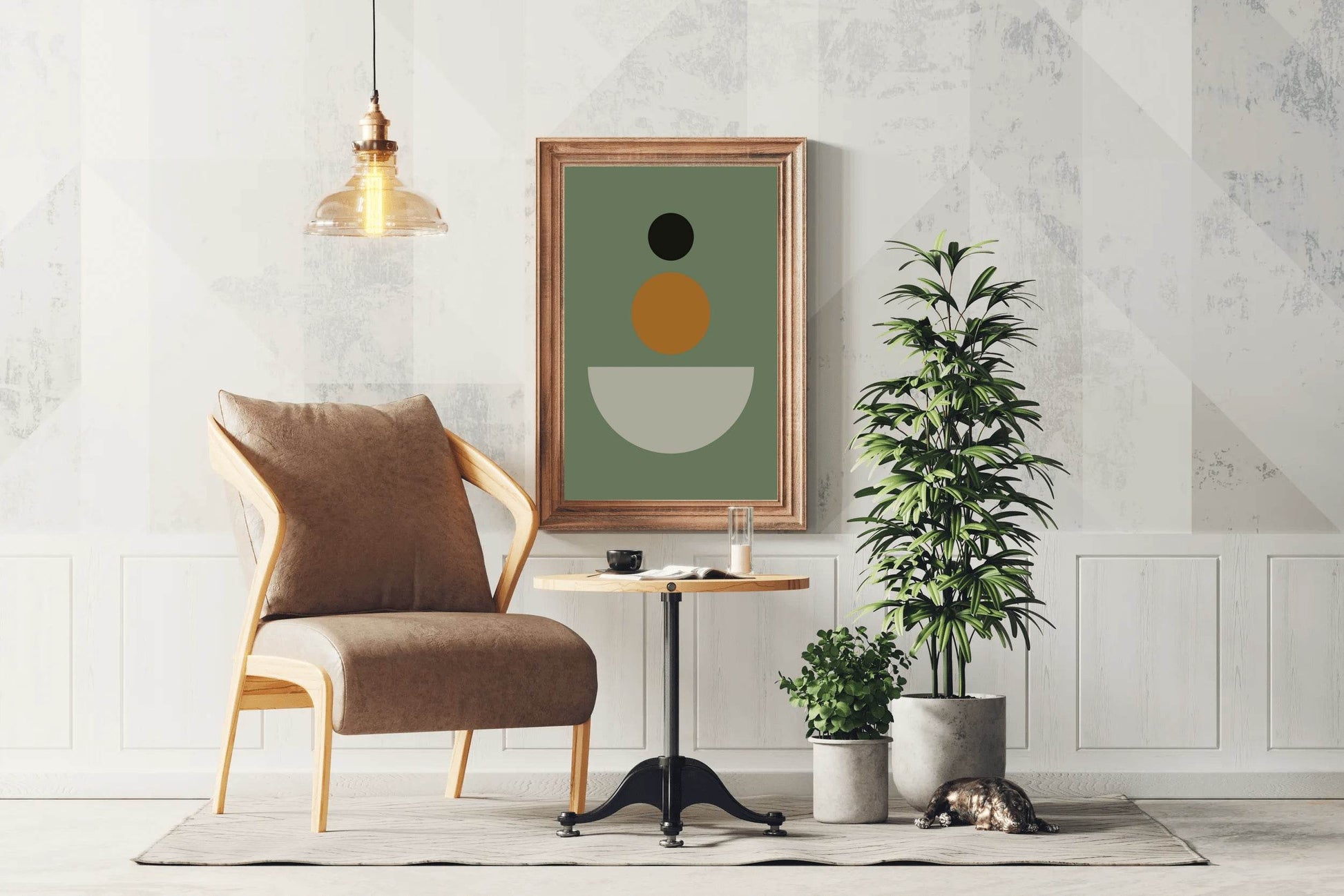 Geometric Shape Abstract Wall Art - beink online art store