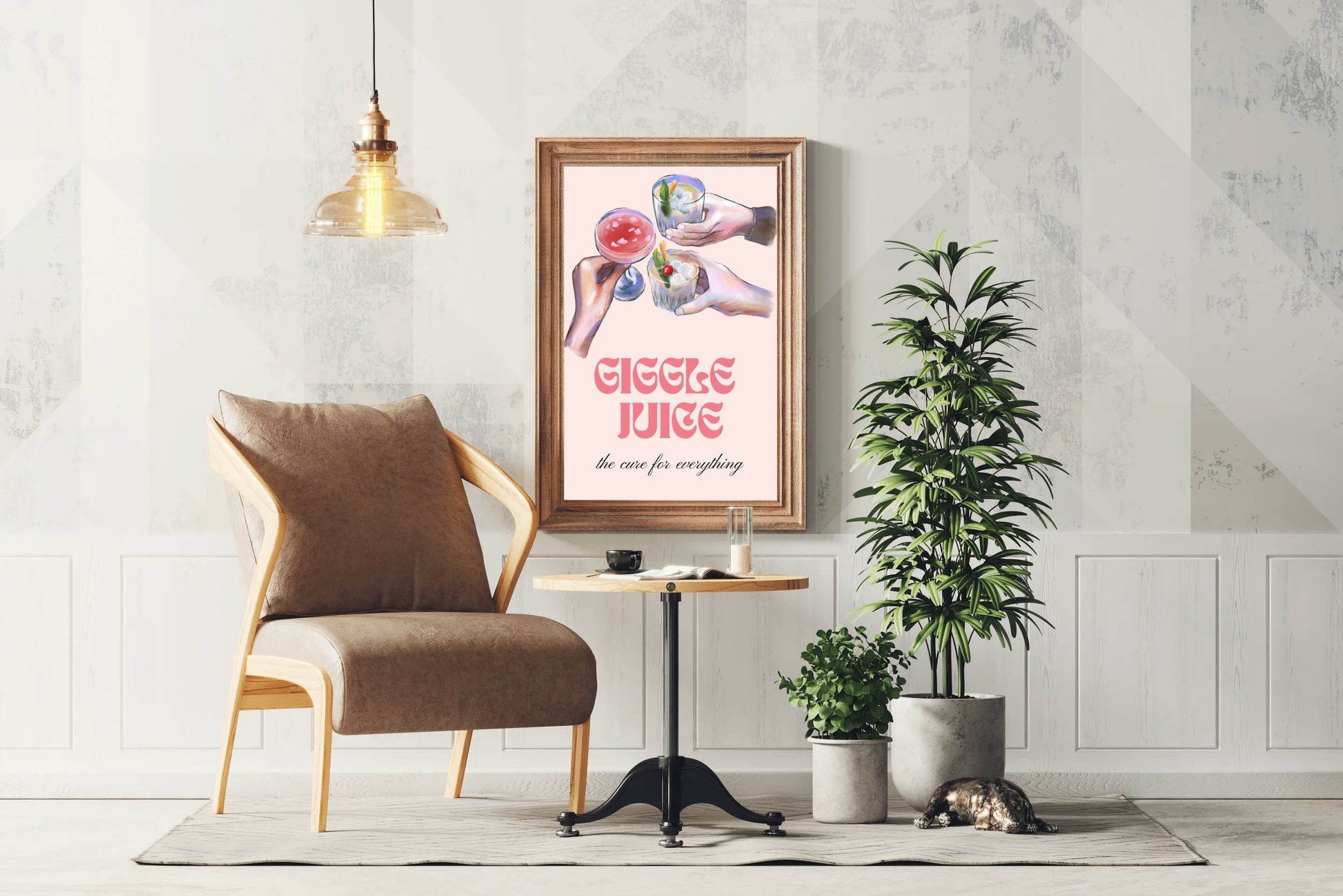 Giggle Juice Wall Art - beink online art store