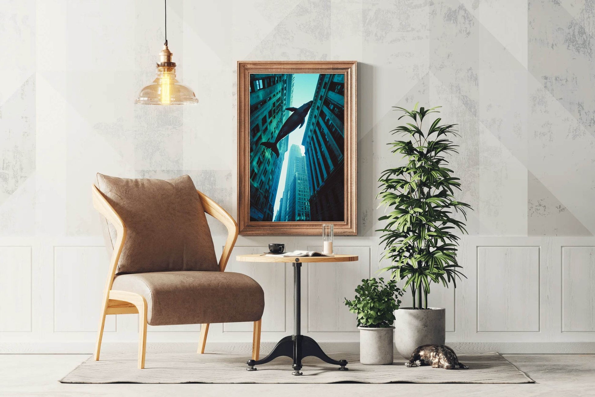 Fantasy Whale in Sky Wall Art - beink online art store