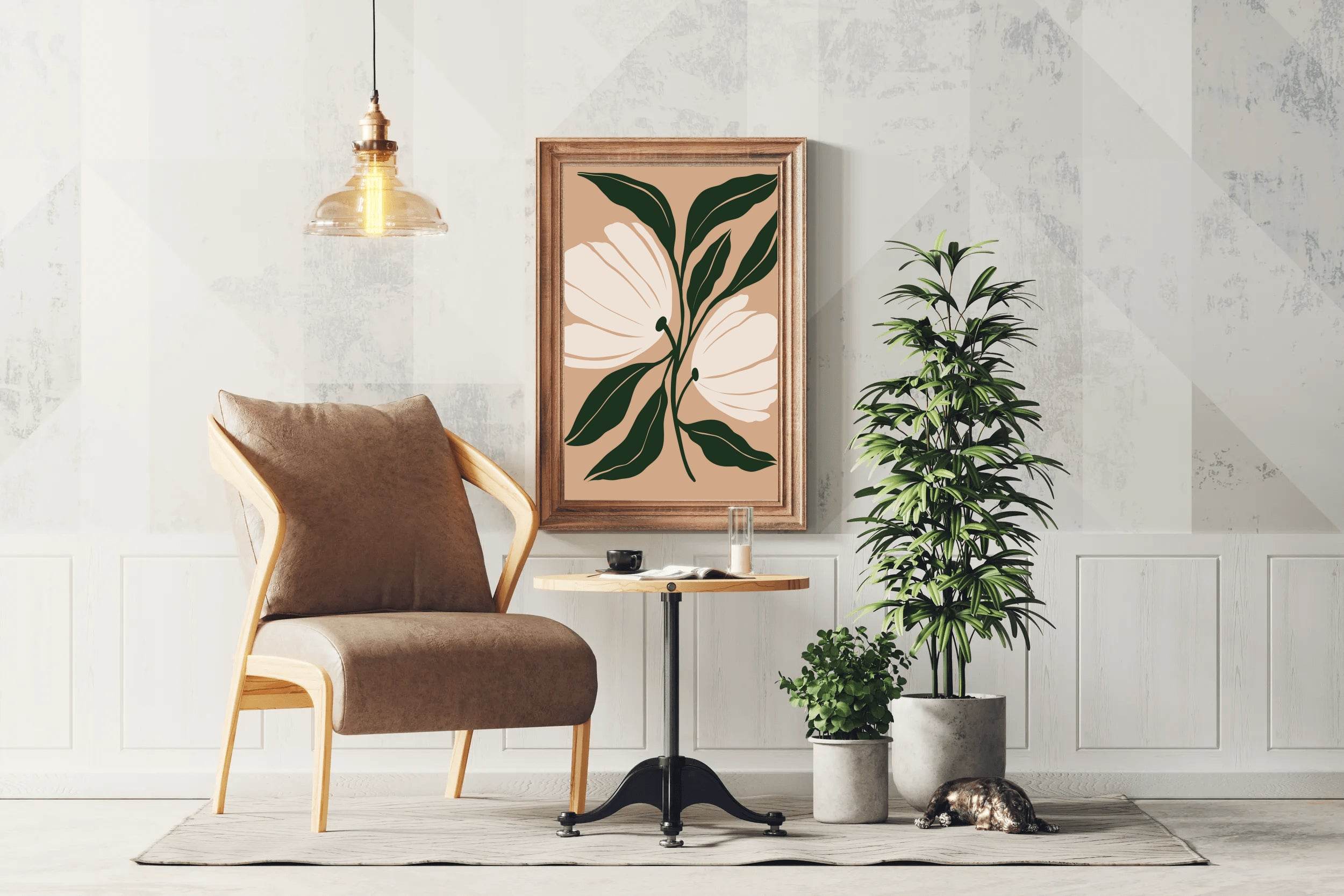 Blossom Minimalist Flowers ArtWork - beink online art store