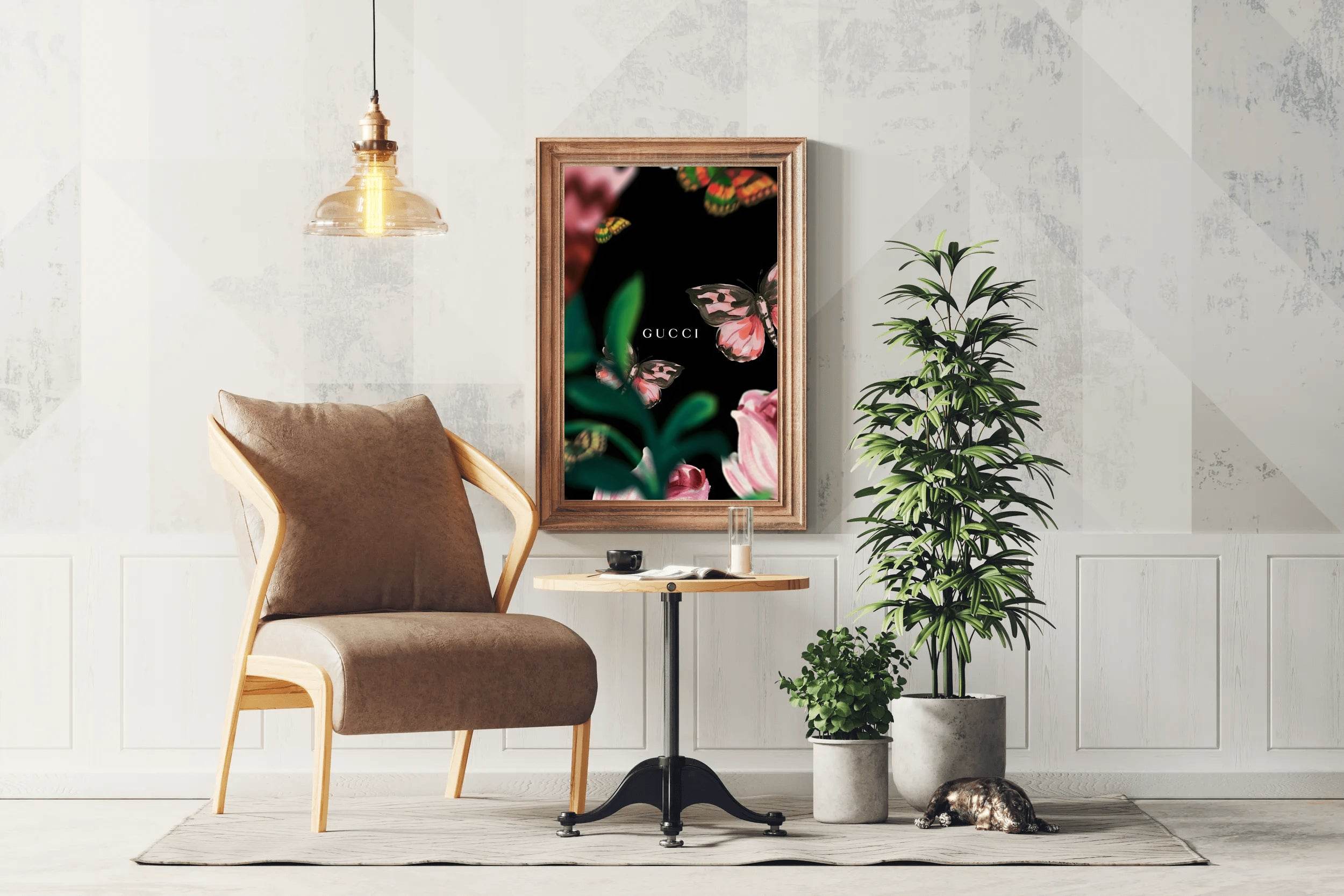 Gucci Butterflies Wall Art - beink online art store