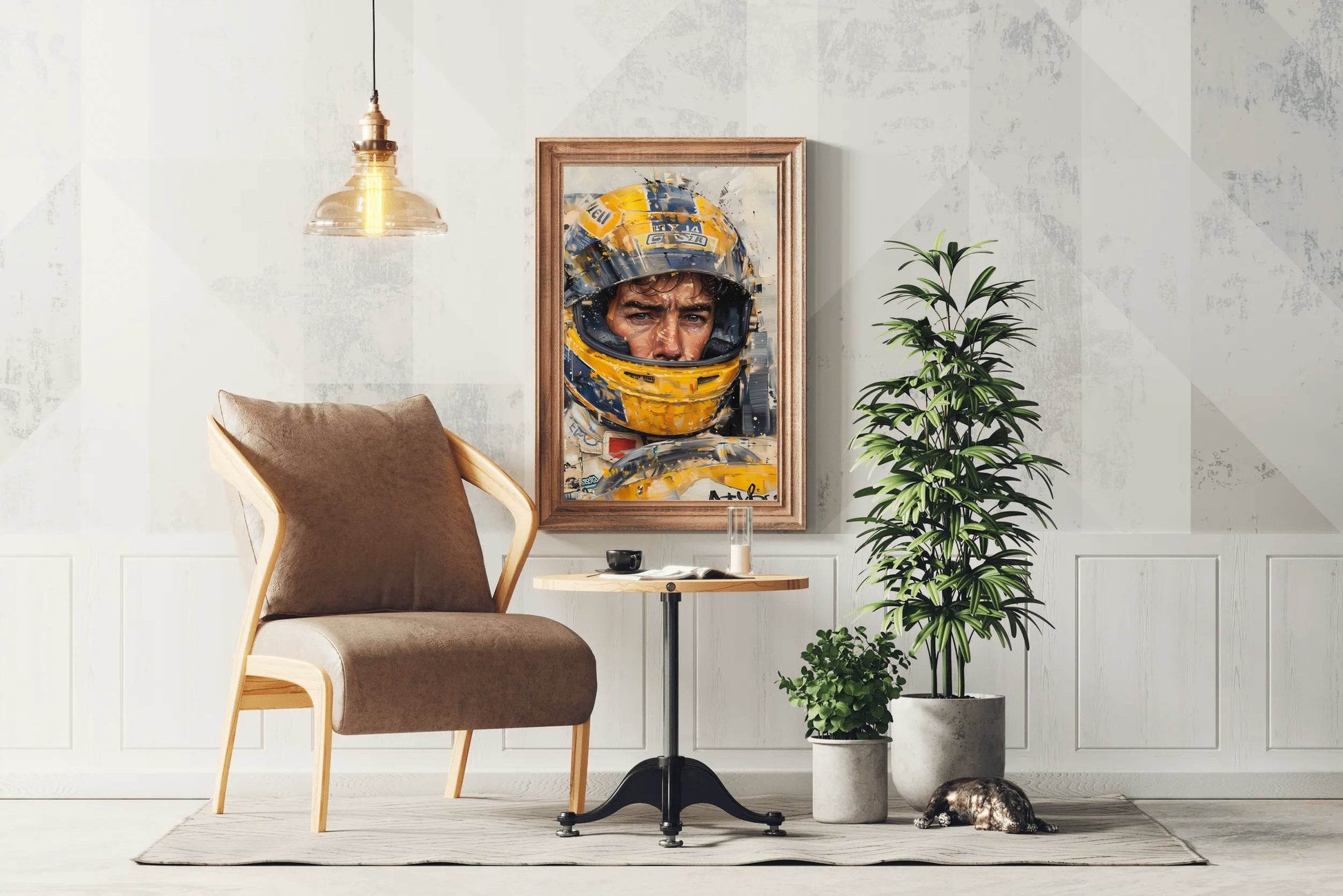 Casket Hat Yellow Wall Art - beink online art store