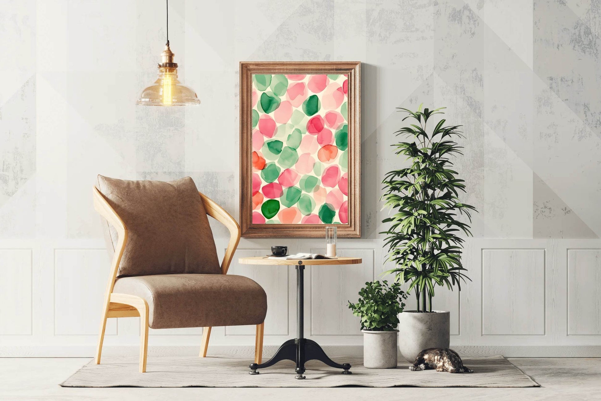A Close Up of a Watercolor Painting Digital Art - beink online art store