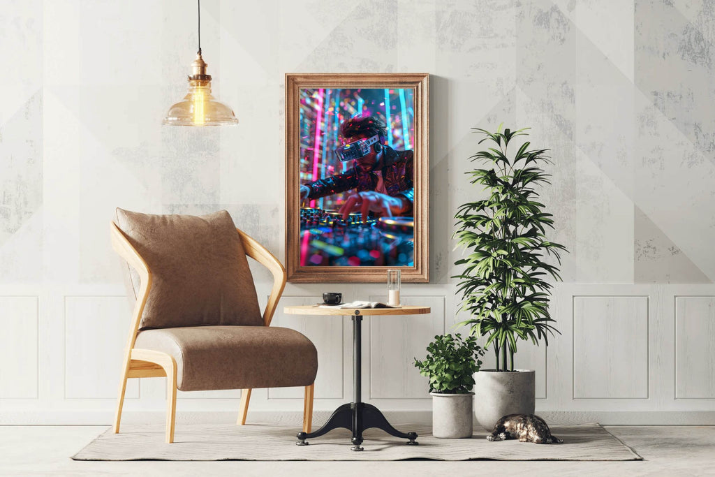 Music Synth With VR Wall Art - beink online art store