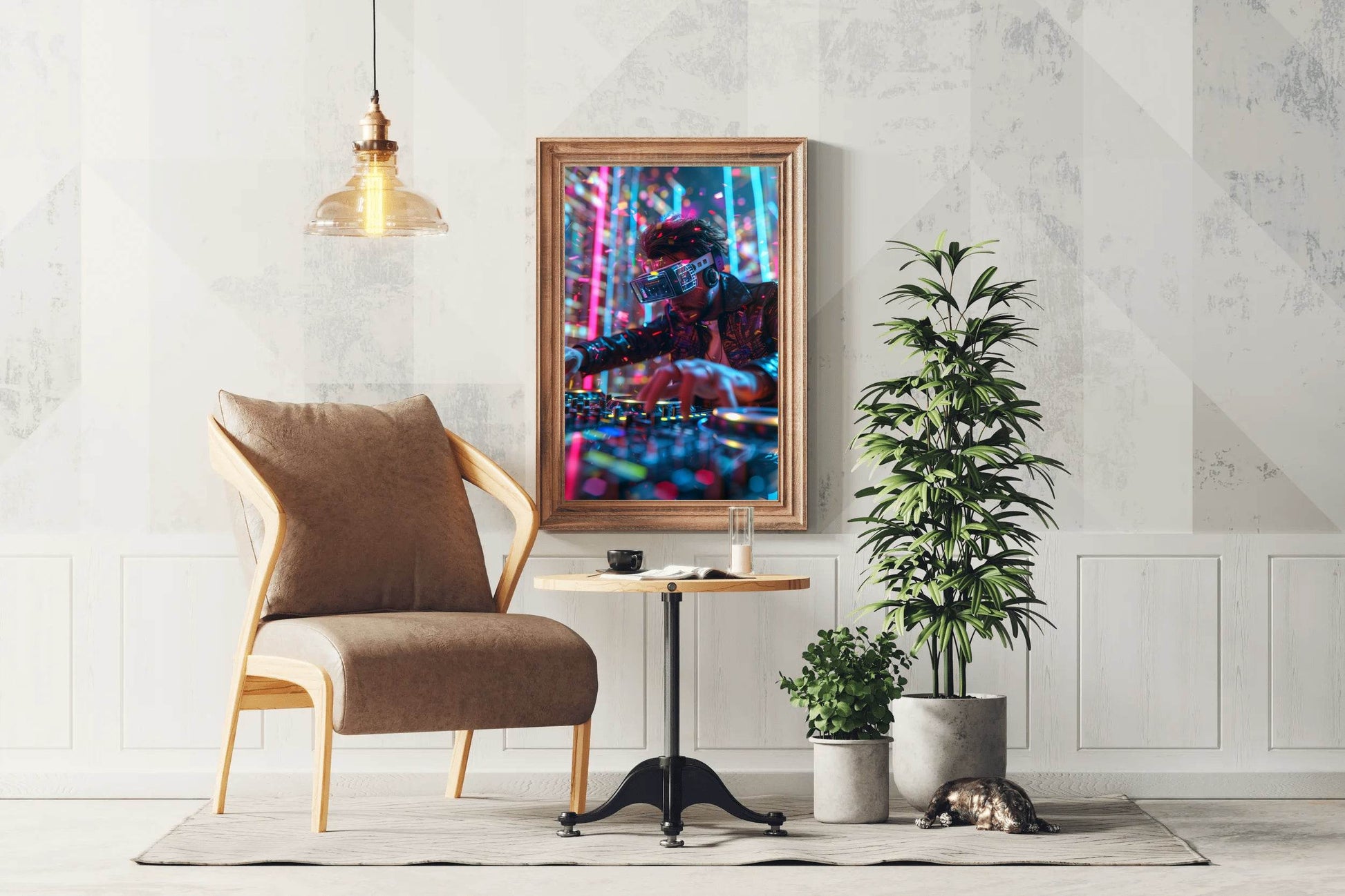 Music Synth With VR Wall Art - beink online art store
