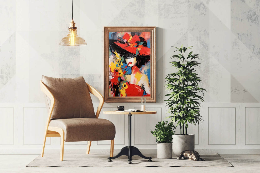 Flower Bride Painting - beink online art store