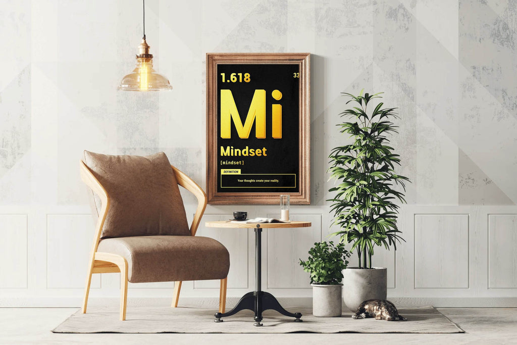 1.618 Mindset Motivational Wall Art - beink online art store