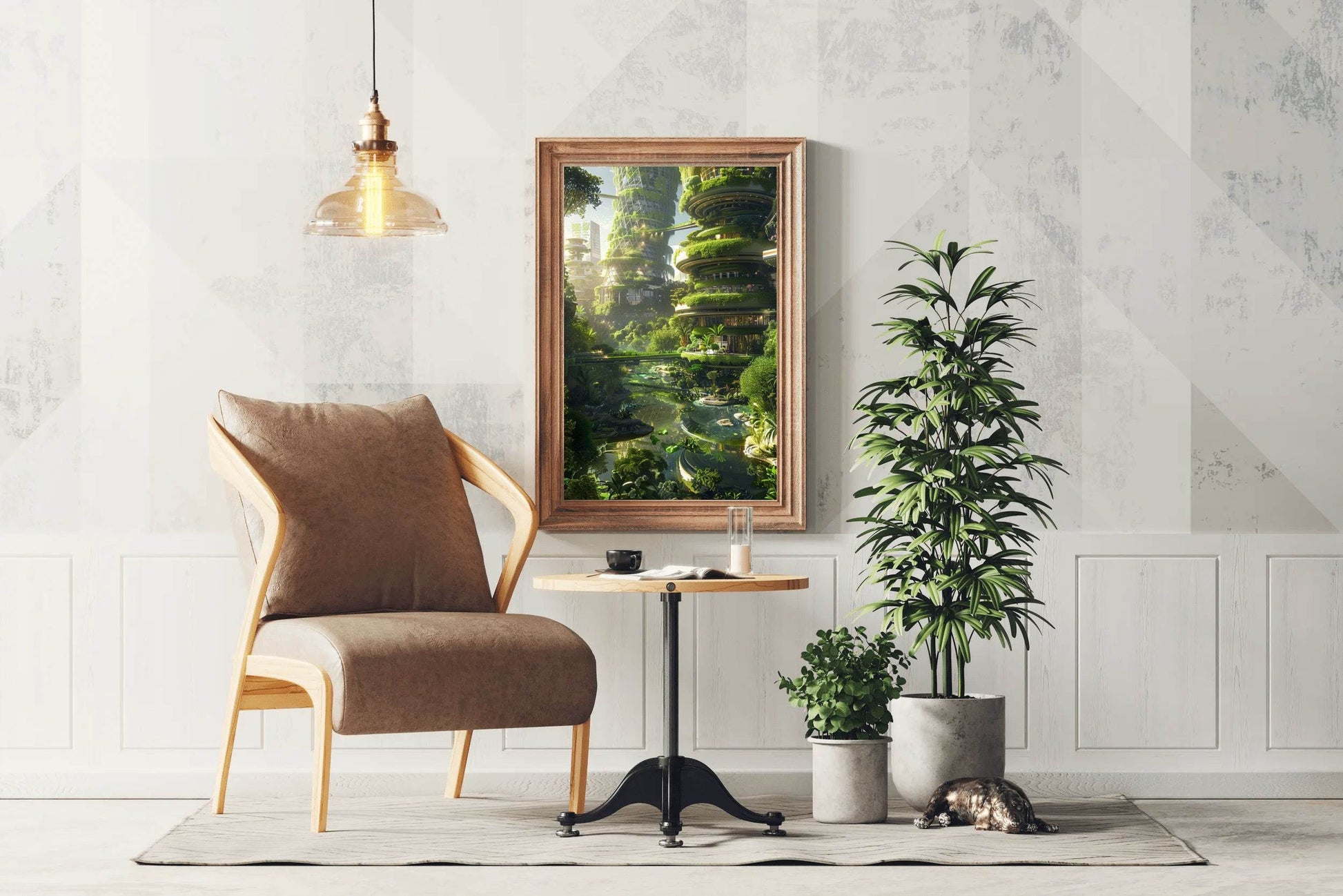 Dream Green Planet Wall Art - beink online art store