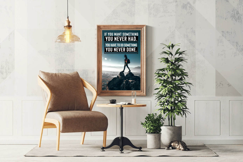 Do Something Quote Motivational Wall Art - beink online art store