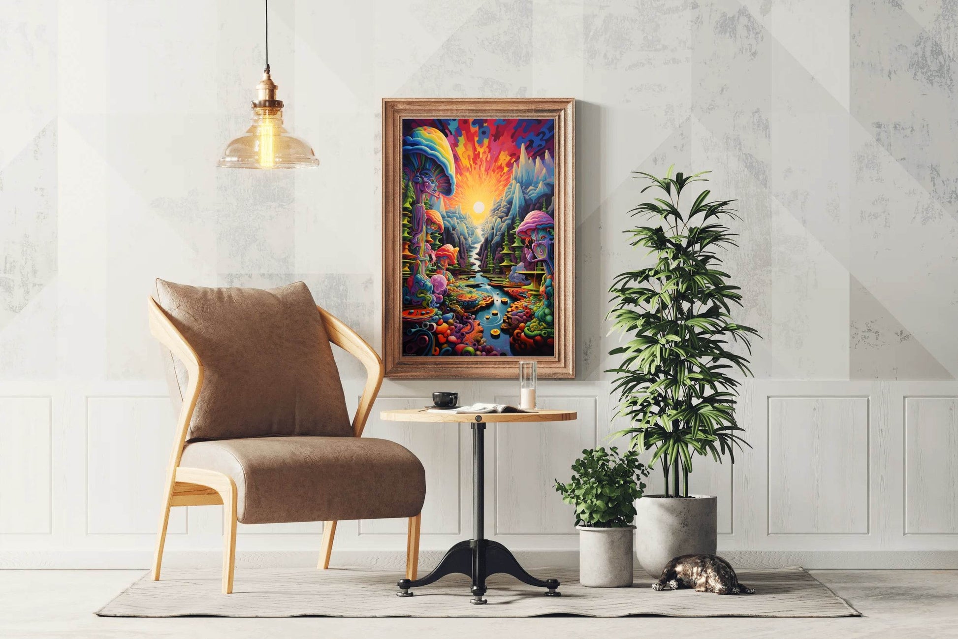 Kayas Collection Abstract Psychedelic Wall Art - beink online art store