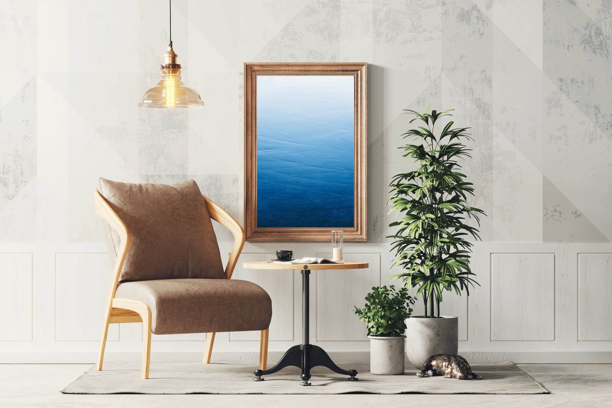 Evening Sea View Abstract Wall Art - beink online art store