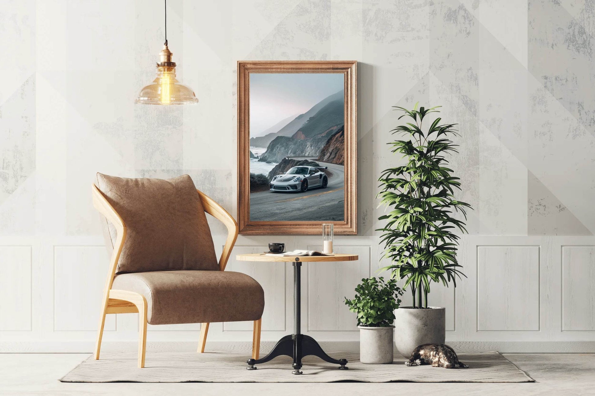 Porsche 911G Silver Wall Art - beink online art store