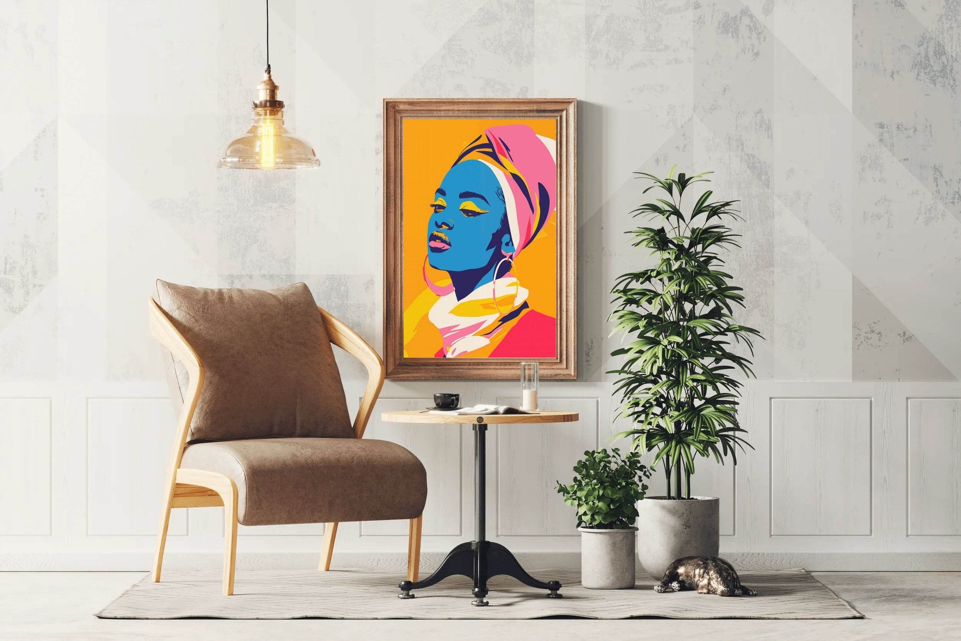 Abstract Woman Wall Art - beink online art store