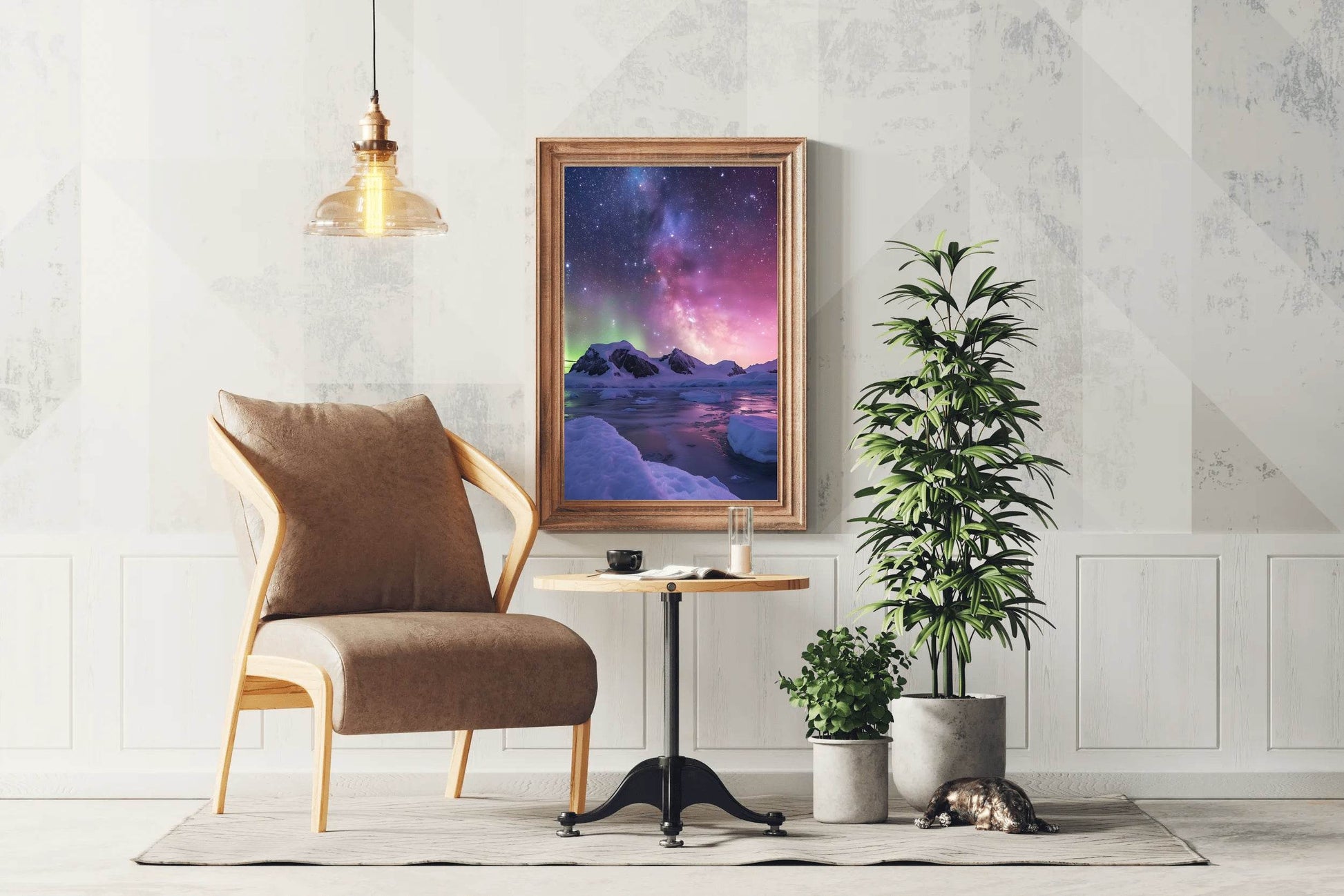 Milky Way and Aurora Australis Wall Art - beink online art store
