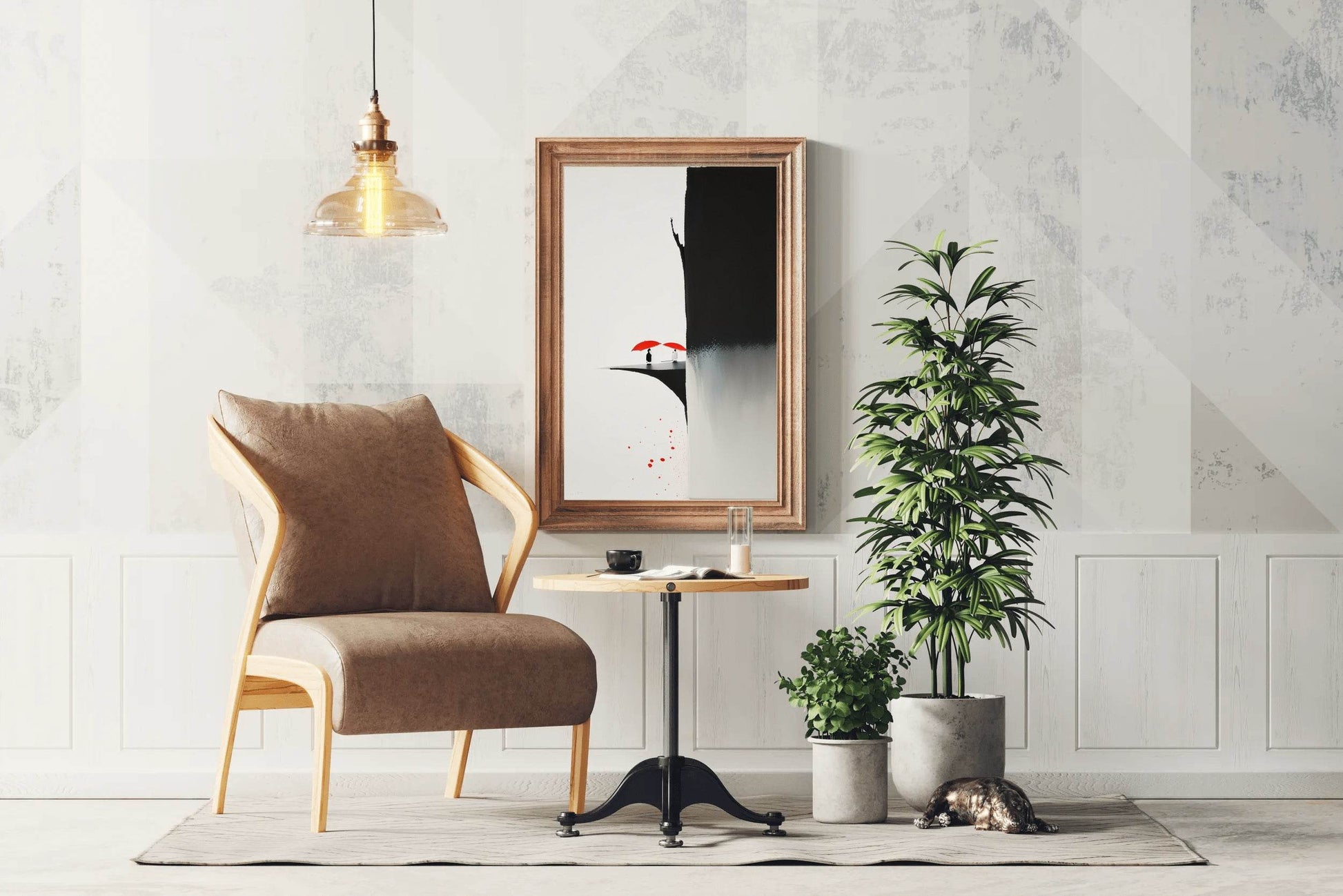 Creative Umbrella Painting Abstract Wall Art - beink online art store