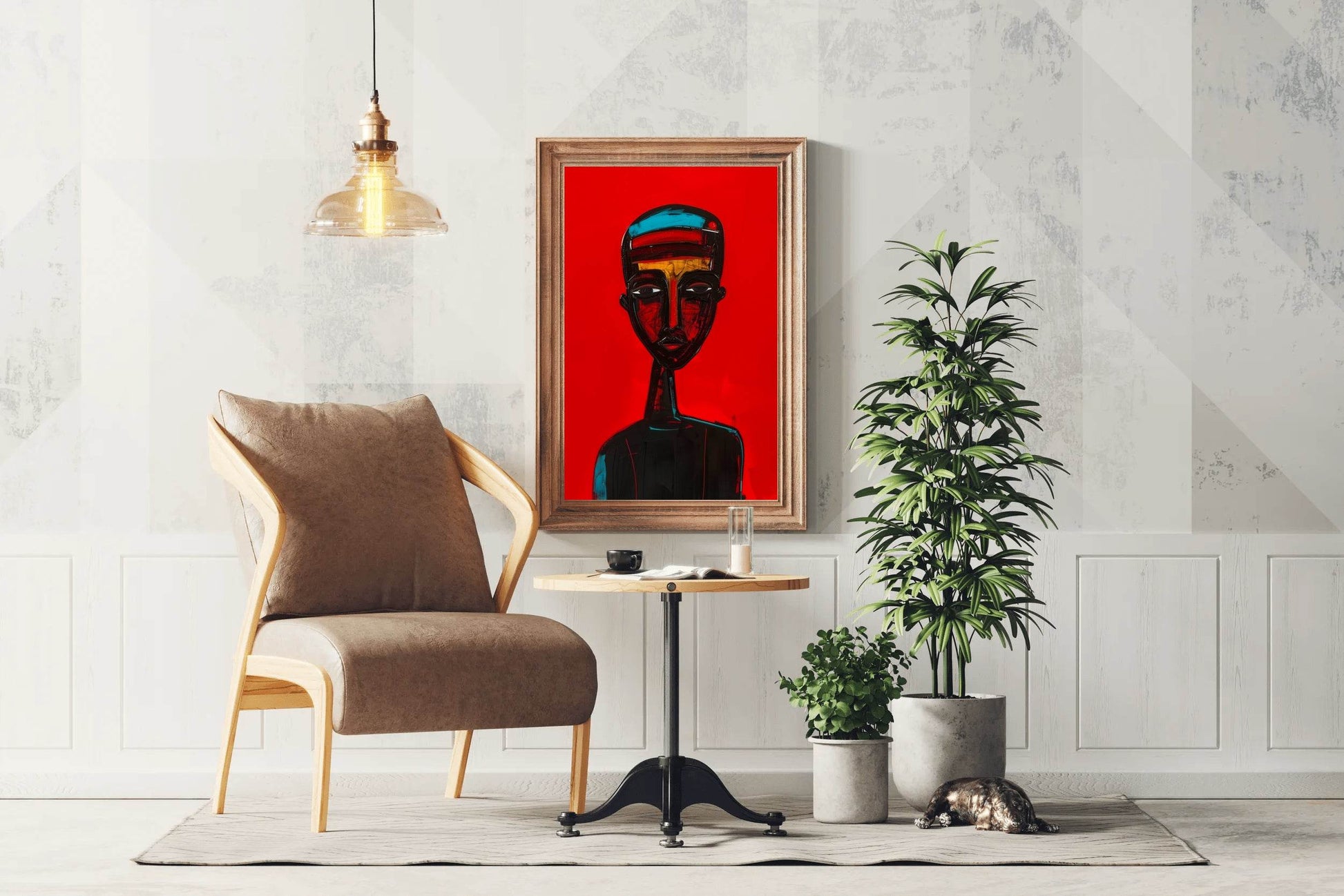 Tribal Mask Wall Art - beink online art store