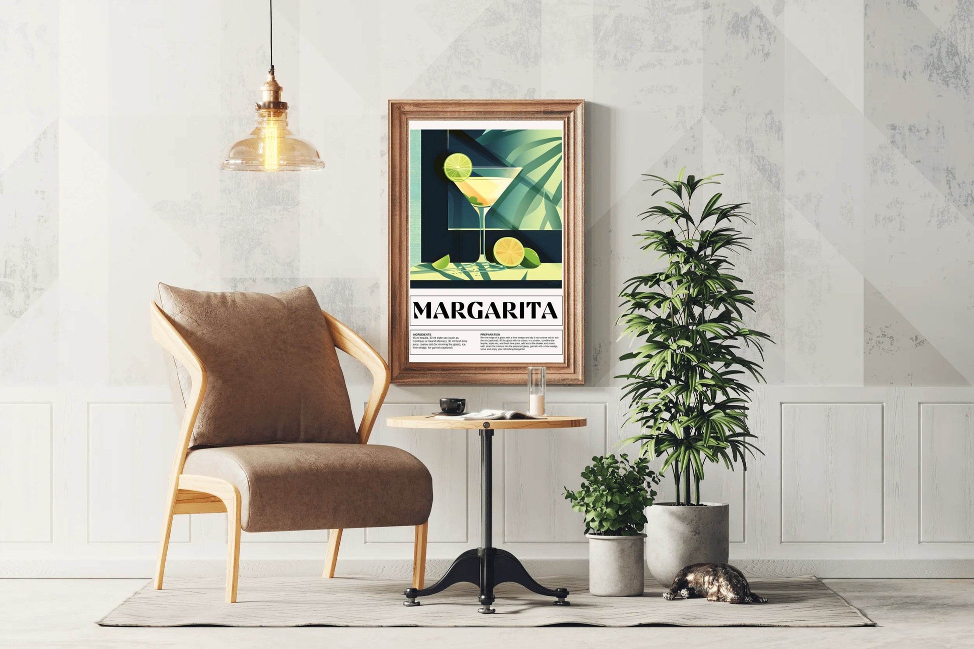 Classic Margarita Wall Art - beink online art store