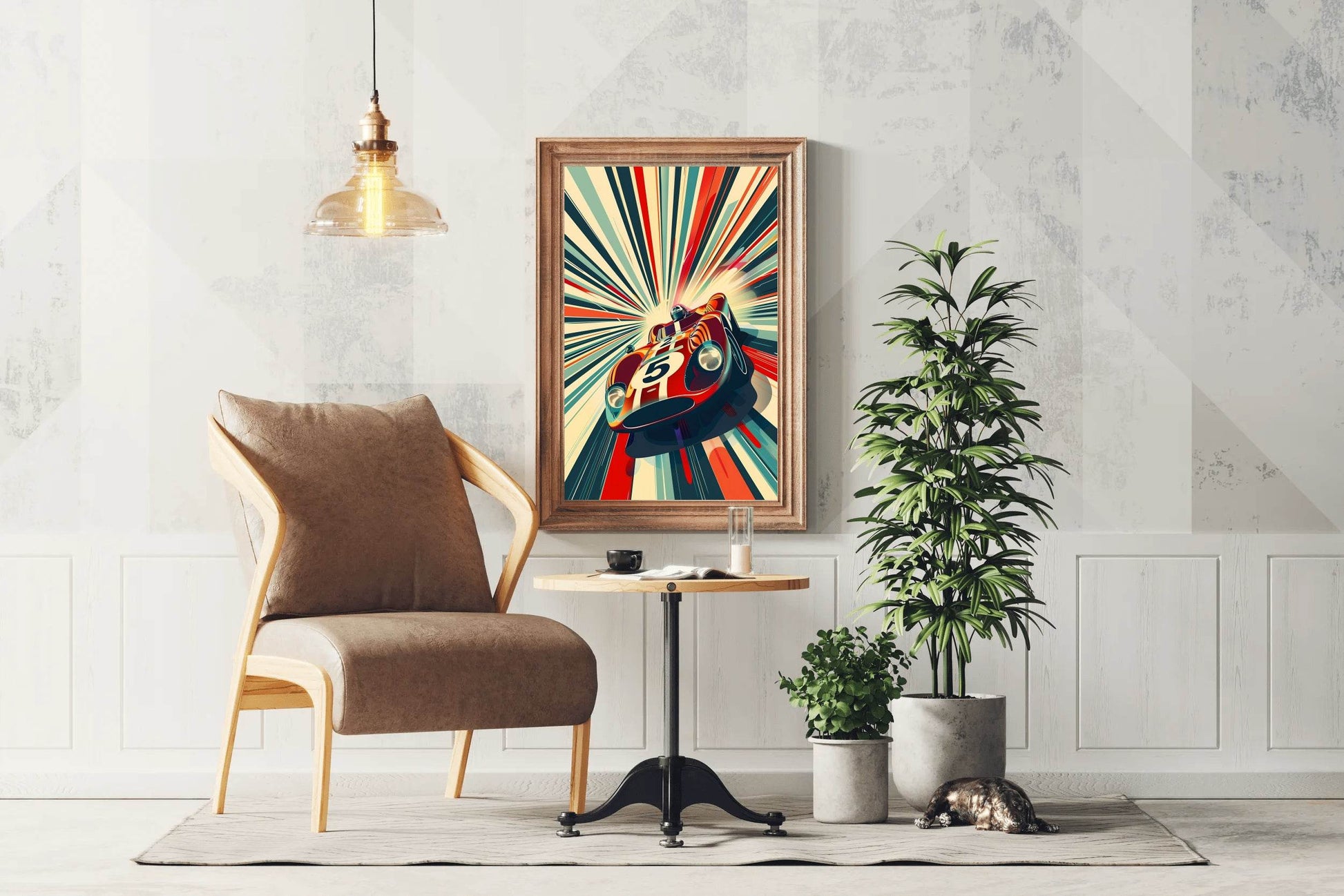 Classic Car Racing Wall Art - beink online art store